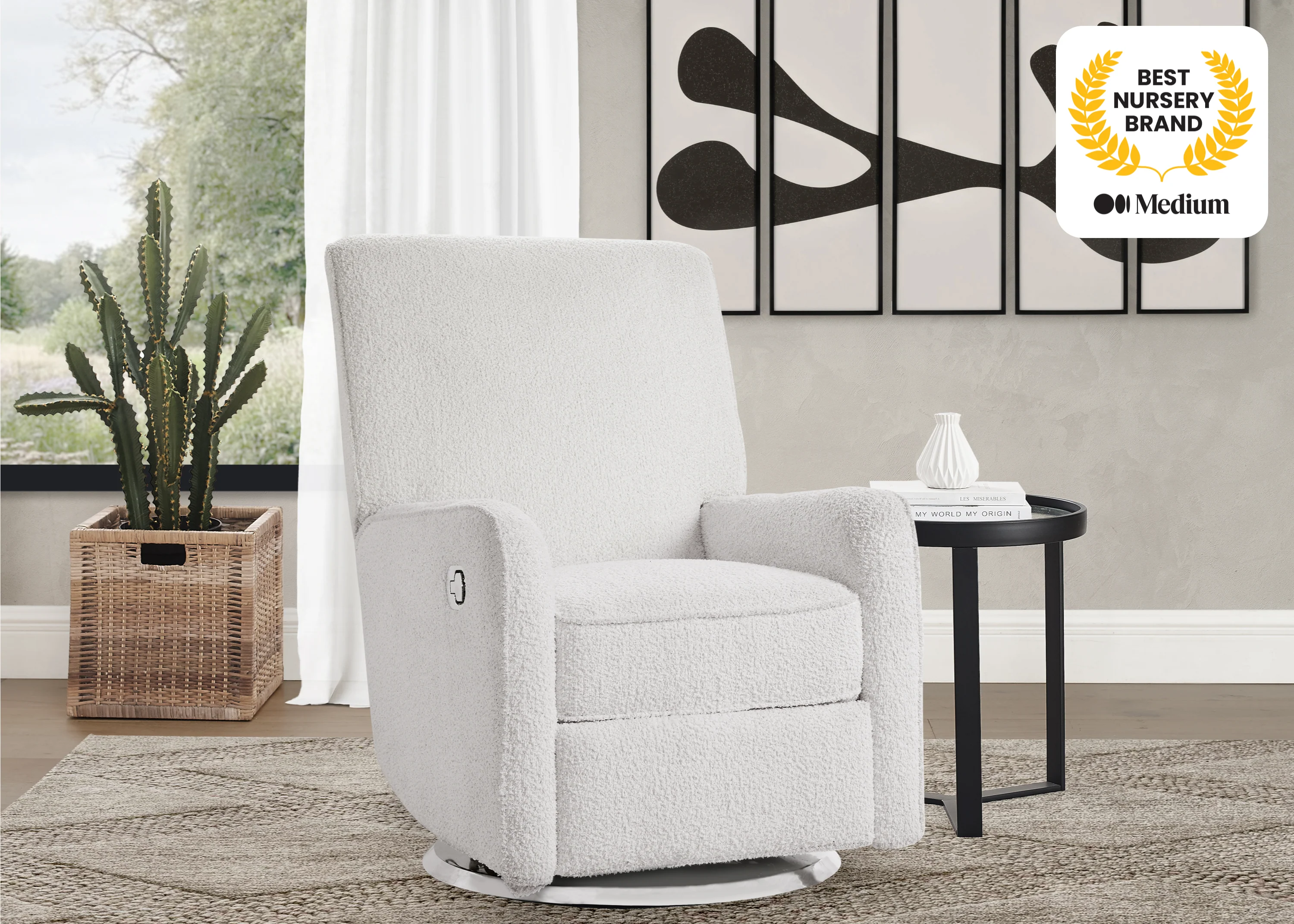 Nest Nursery Swivel Recliner - Image 12