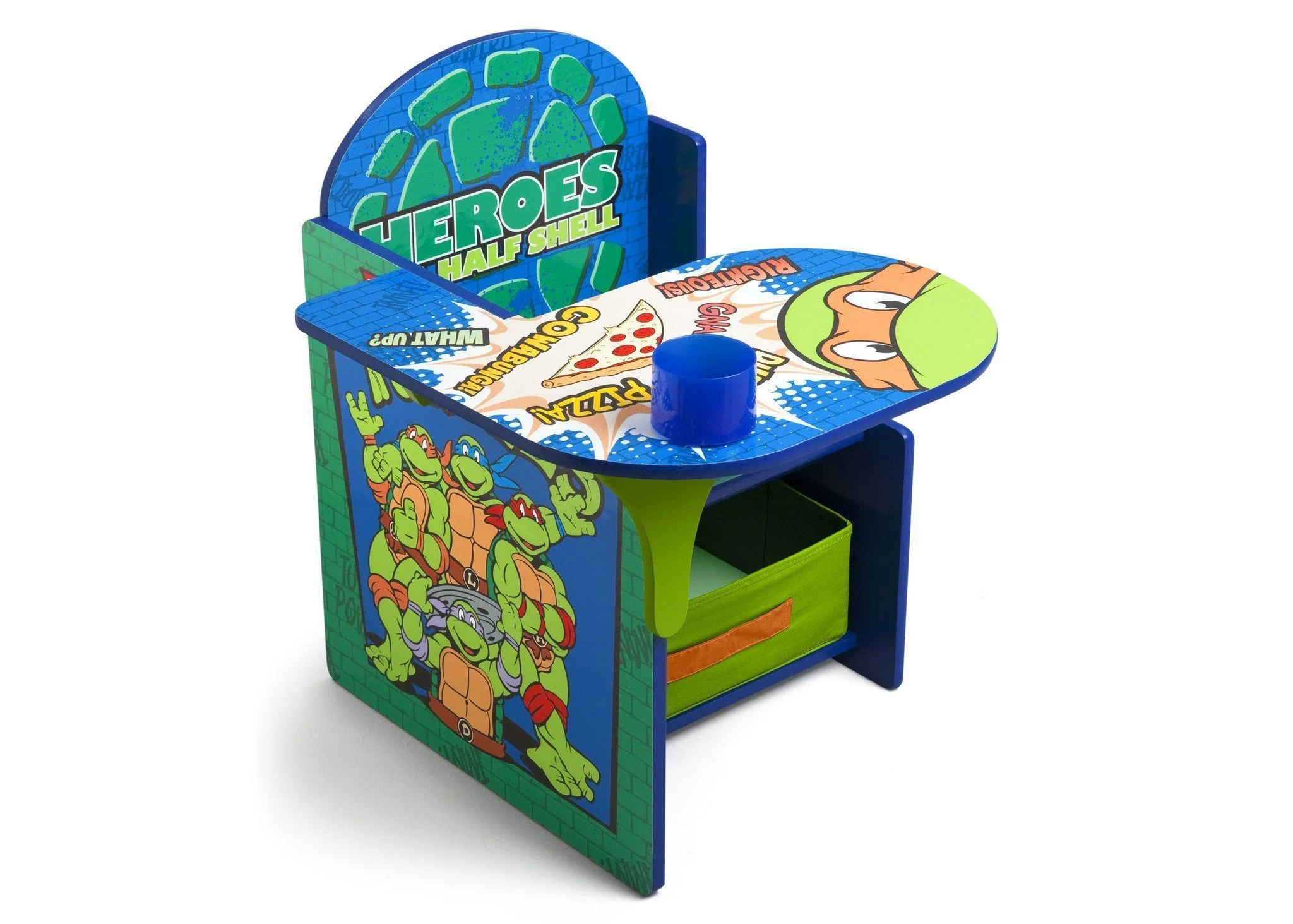 Teenage Mutant Ninja Turtles Chair Desk with Storage Bin - Image 3
