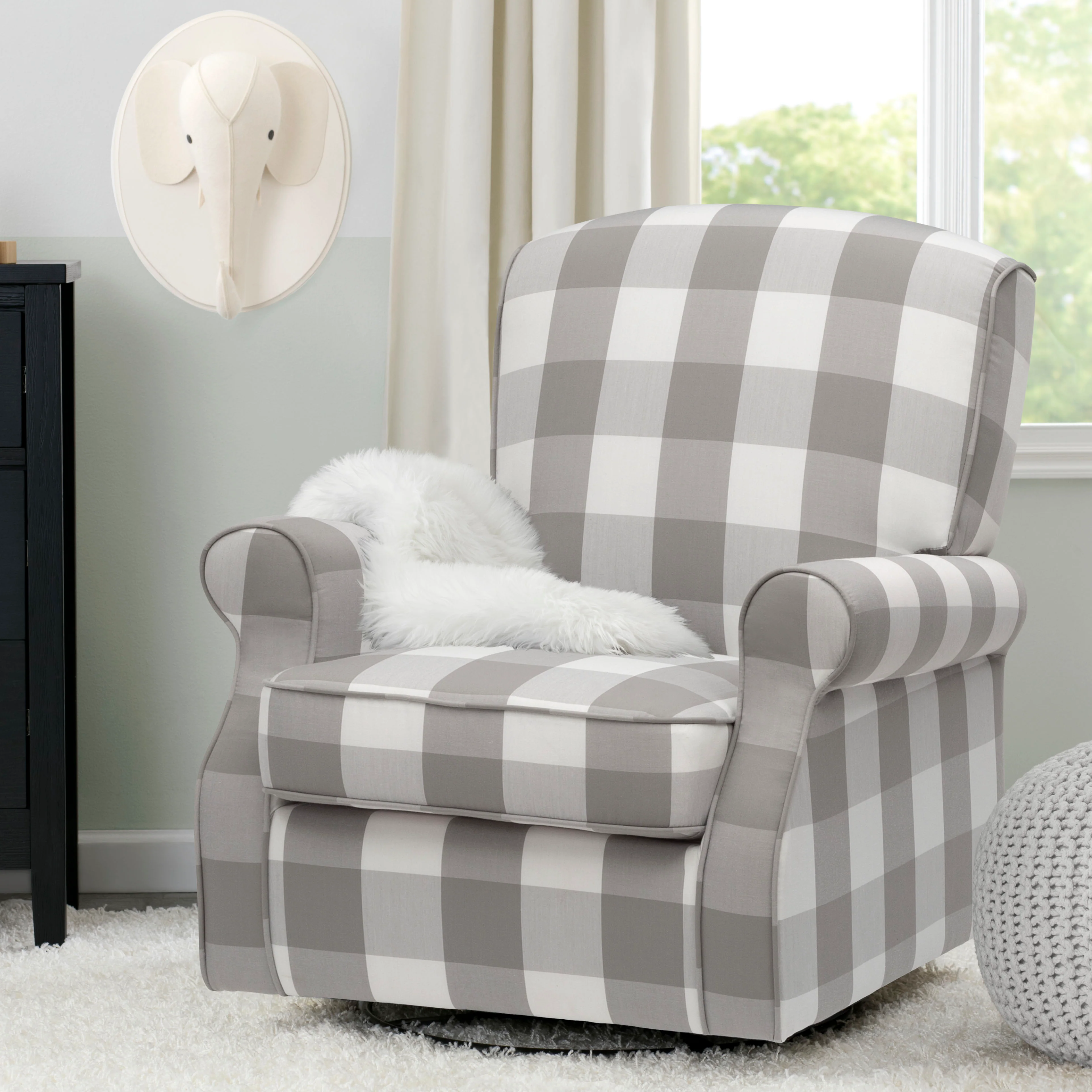 Oakley Nursery Glider Swivel Rocker Chair - Image 10