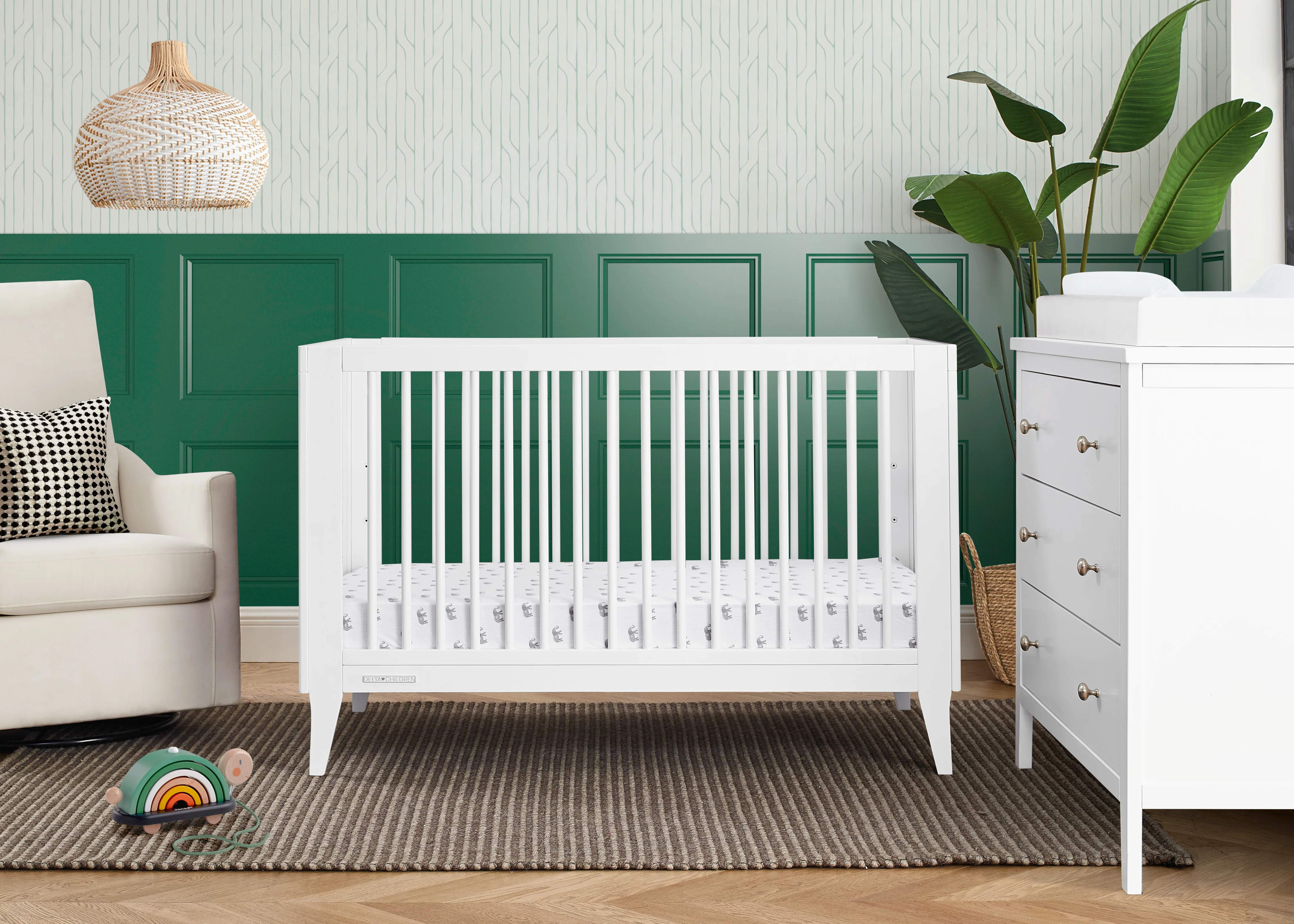 Ollie 4-in-1 Convertible Crib