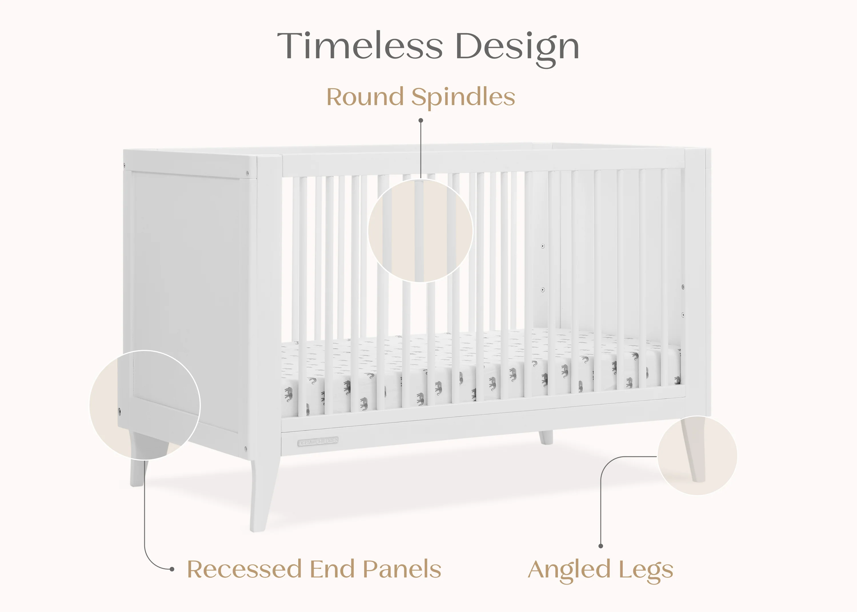 Ollie 4-in-1 Convertible Crib - Image 6