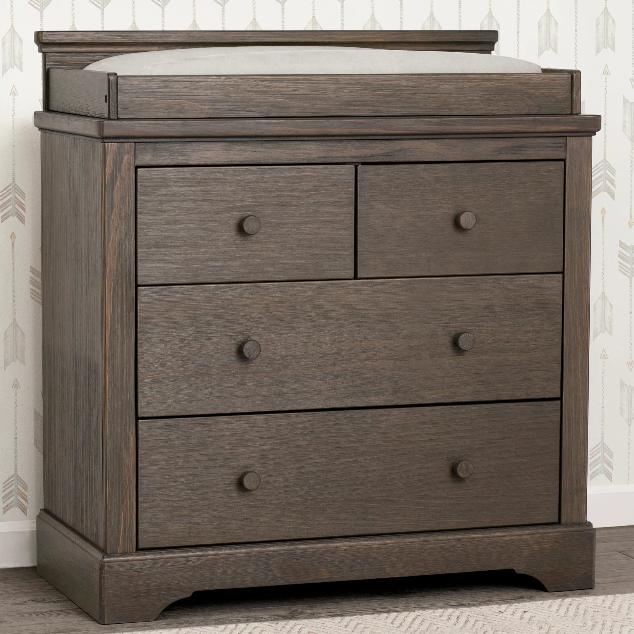 Paloma 4 Drawer Dresser with Changing Top and Interlocking Drawers - Image 5