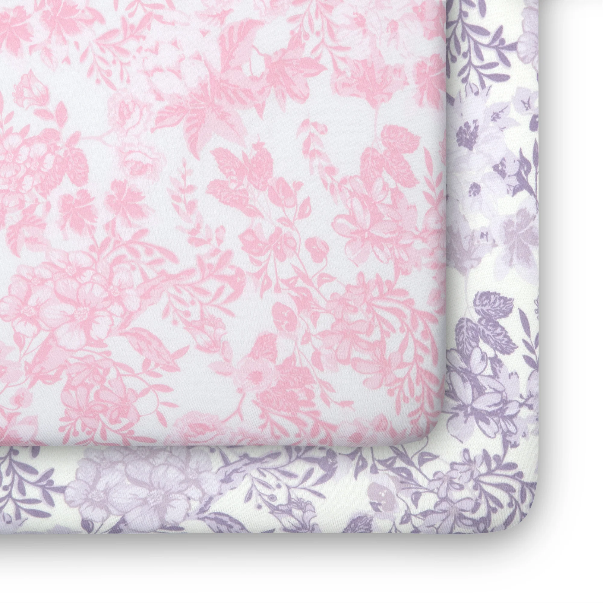 Pastel Floral Fitted Crib Sheets - 2 Pack - Image 10