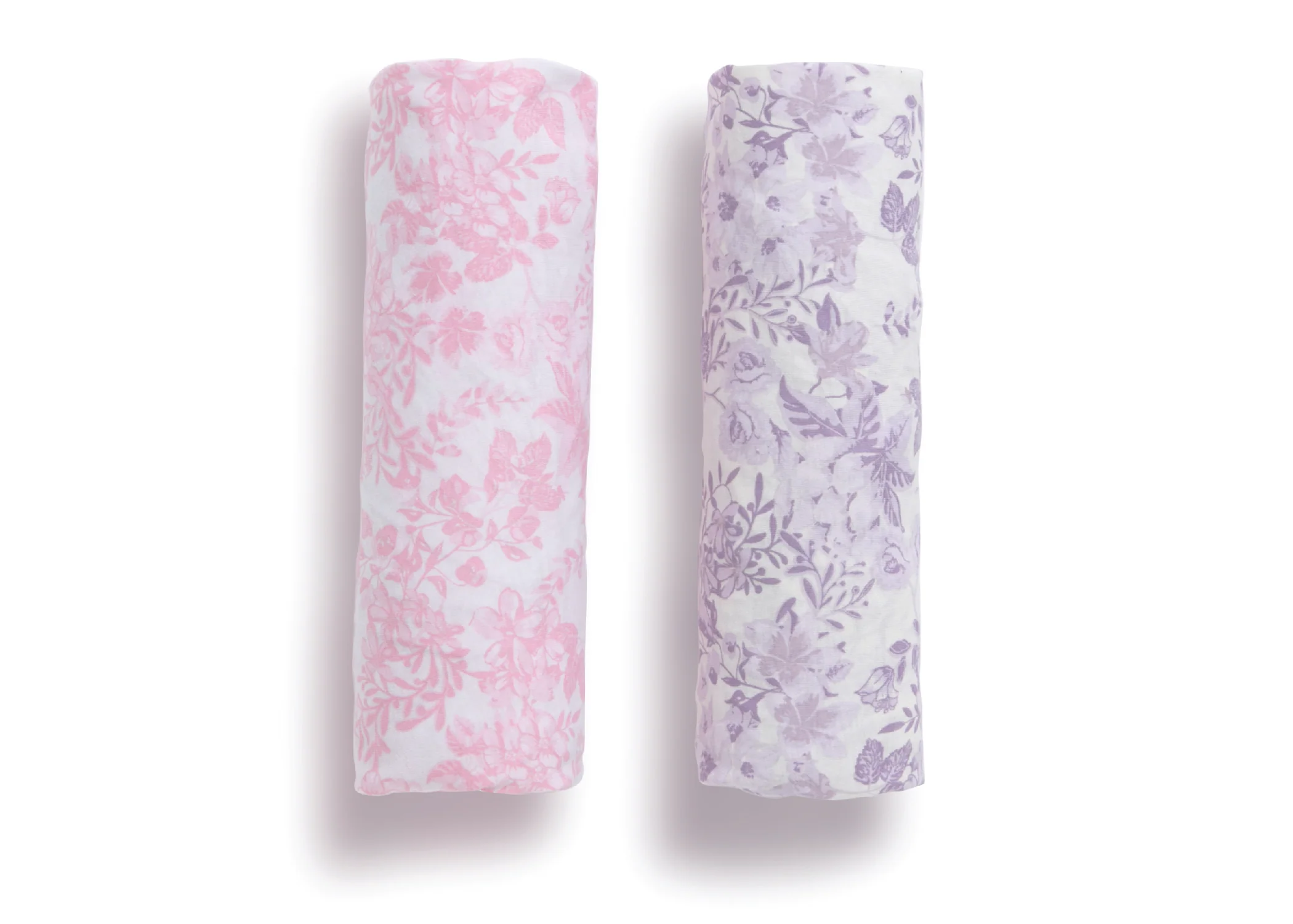 Pastel Floral Fitted Crib Sheets - 2 Pack - Image 6