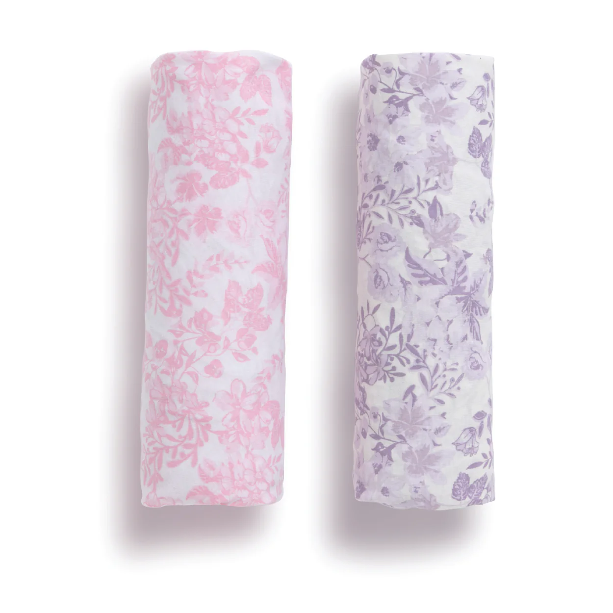 Pastel Floral Fitted Crib Sheets - 2 Pack - Image 9