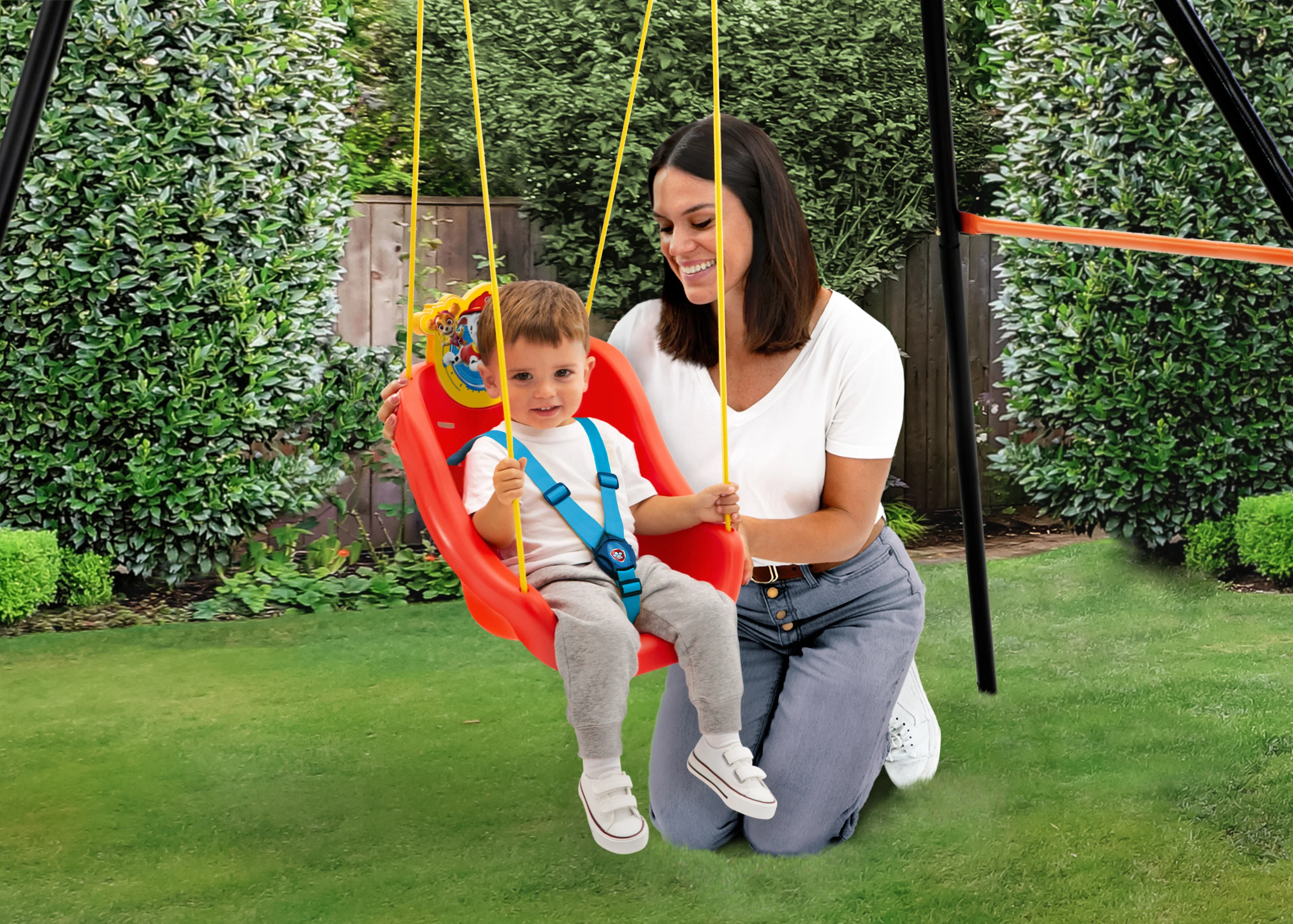 PAW Patrol 2-in-1 Outdoor Kids Swing - Image 2