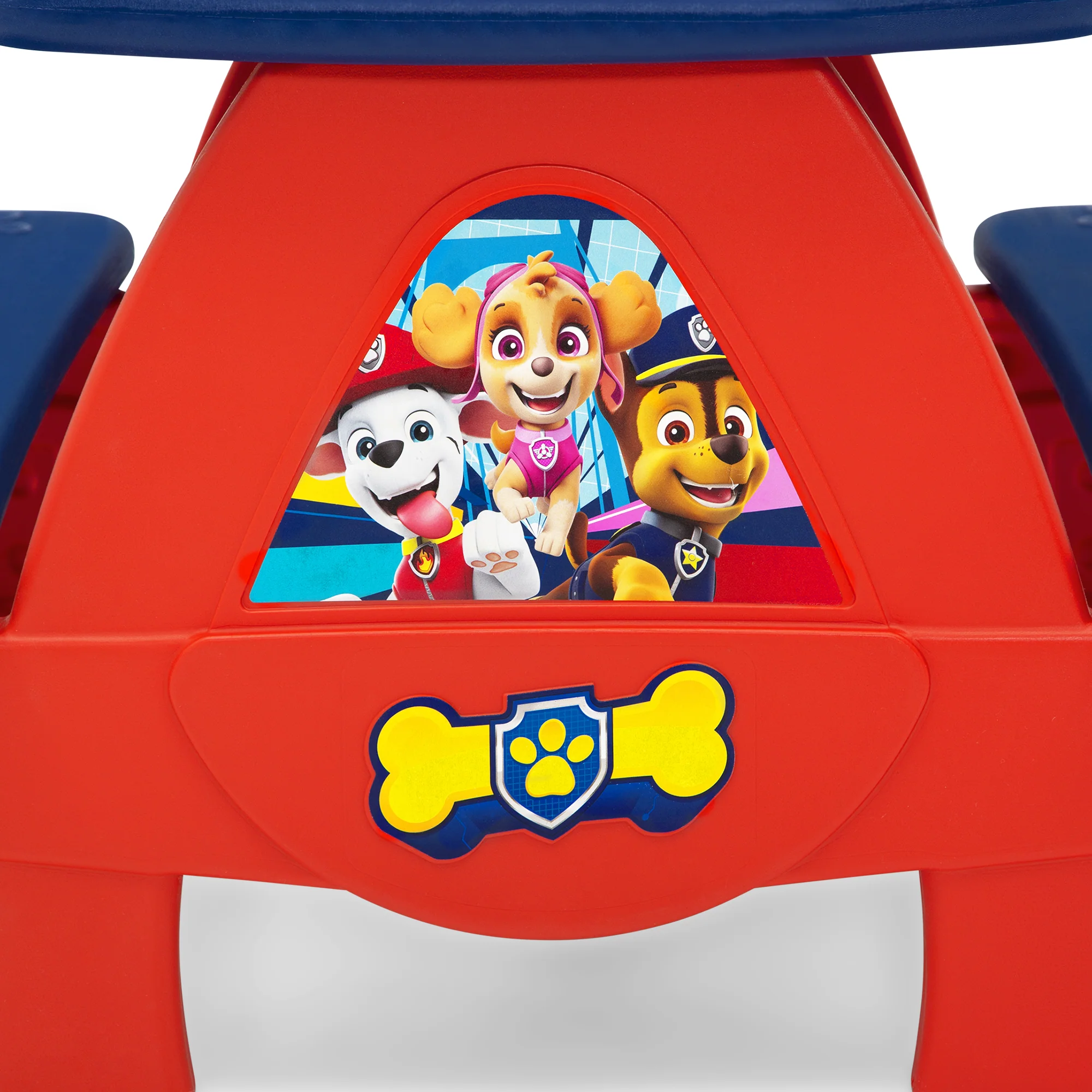 PAW Patrol 4 Seat Activity Picnic Table with LEGO Compatible Tabletop - Image 9