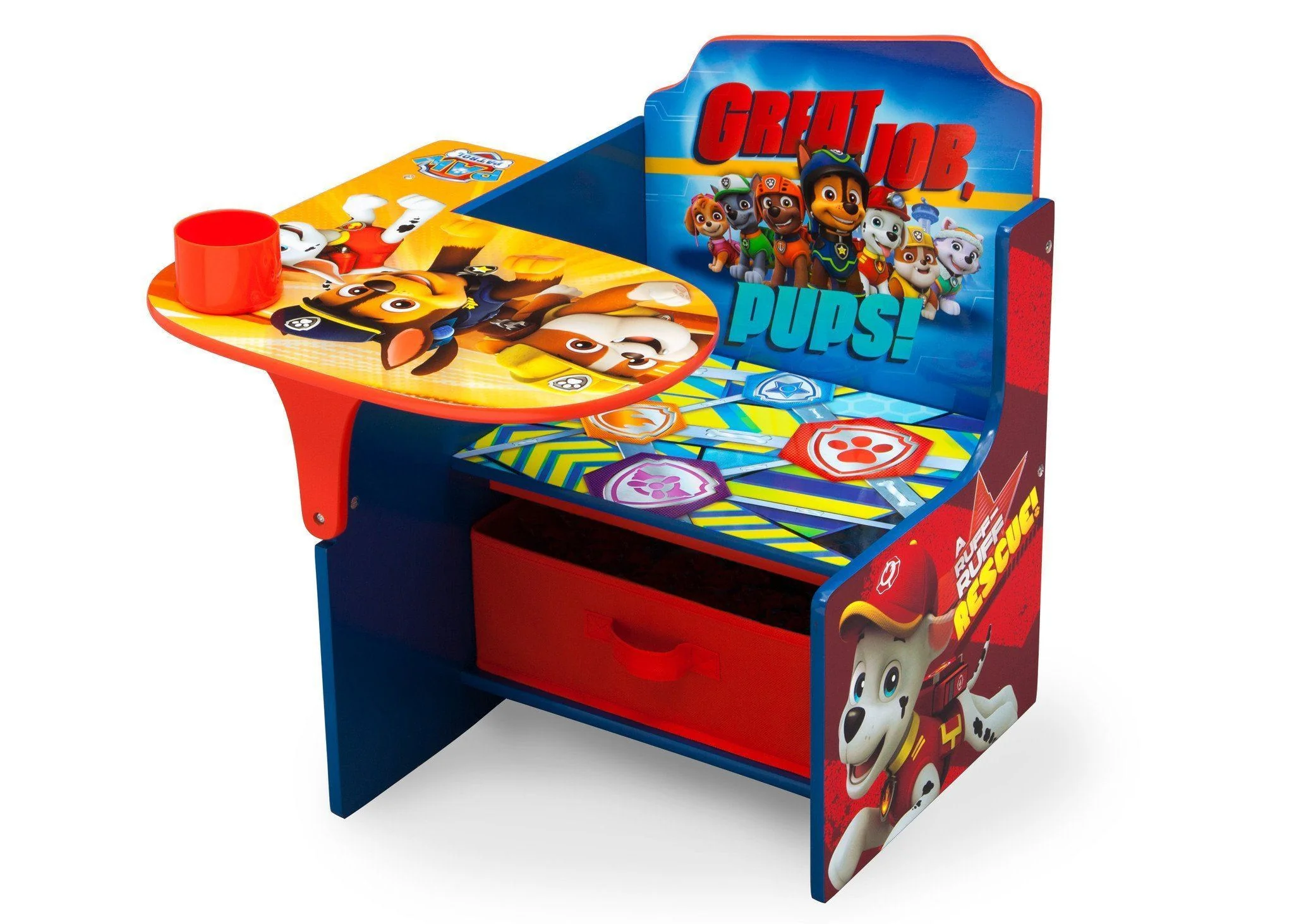 PAW Patrol Chair Desk with Storage Bin - Image 4