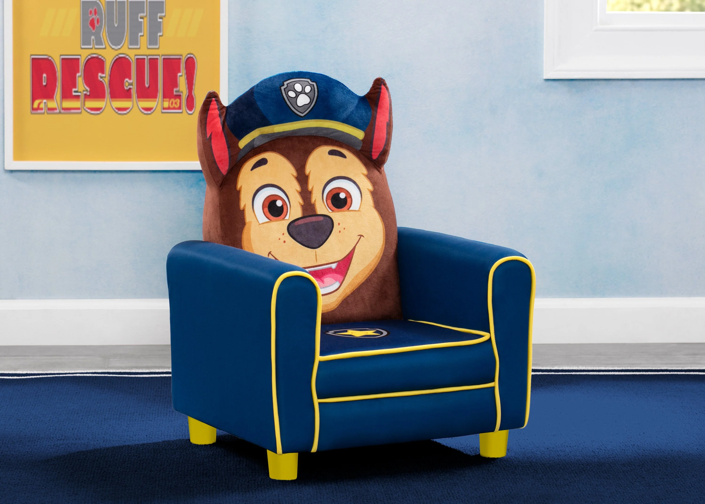 PAW Patrol Chase Figural Upholstered Kids Chair
