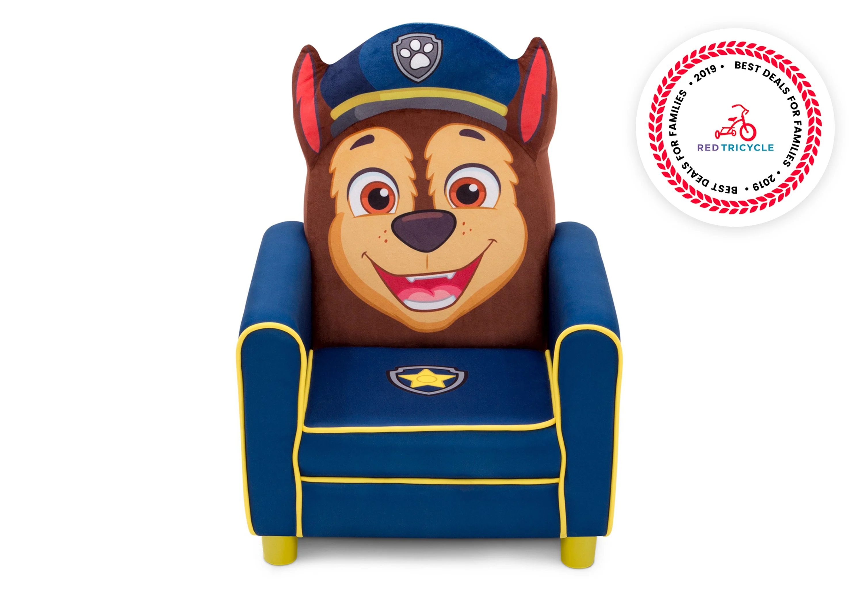 PAW Patrol Chase Figural Upholstered Kids Chair - Image 2