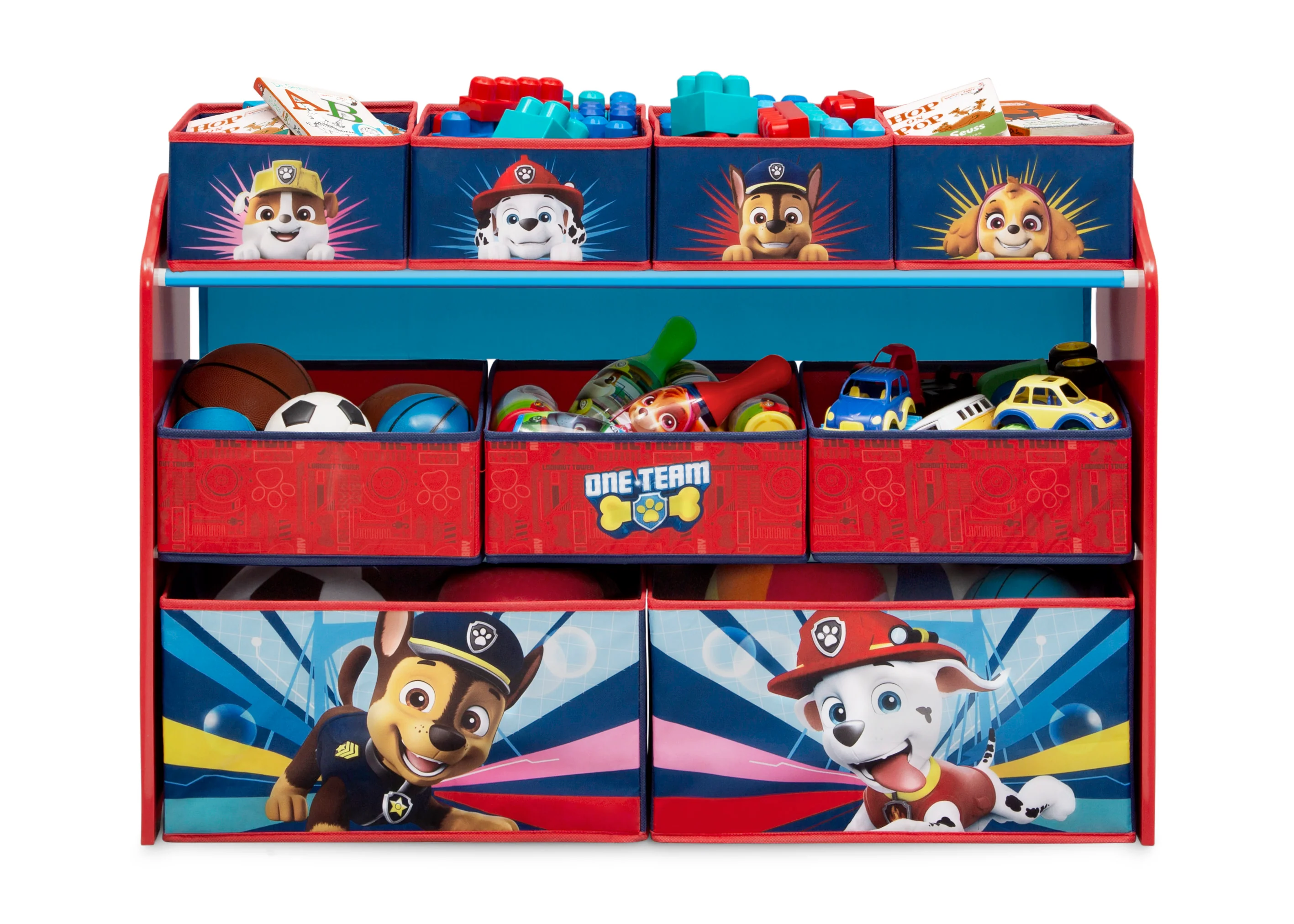 PAW Patrol Deluxe 9 Bin Design and Store Toy Organizer - Image 3