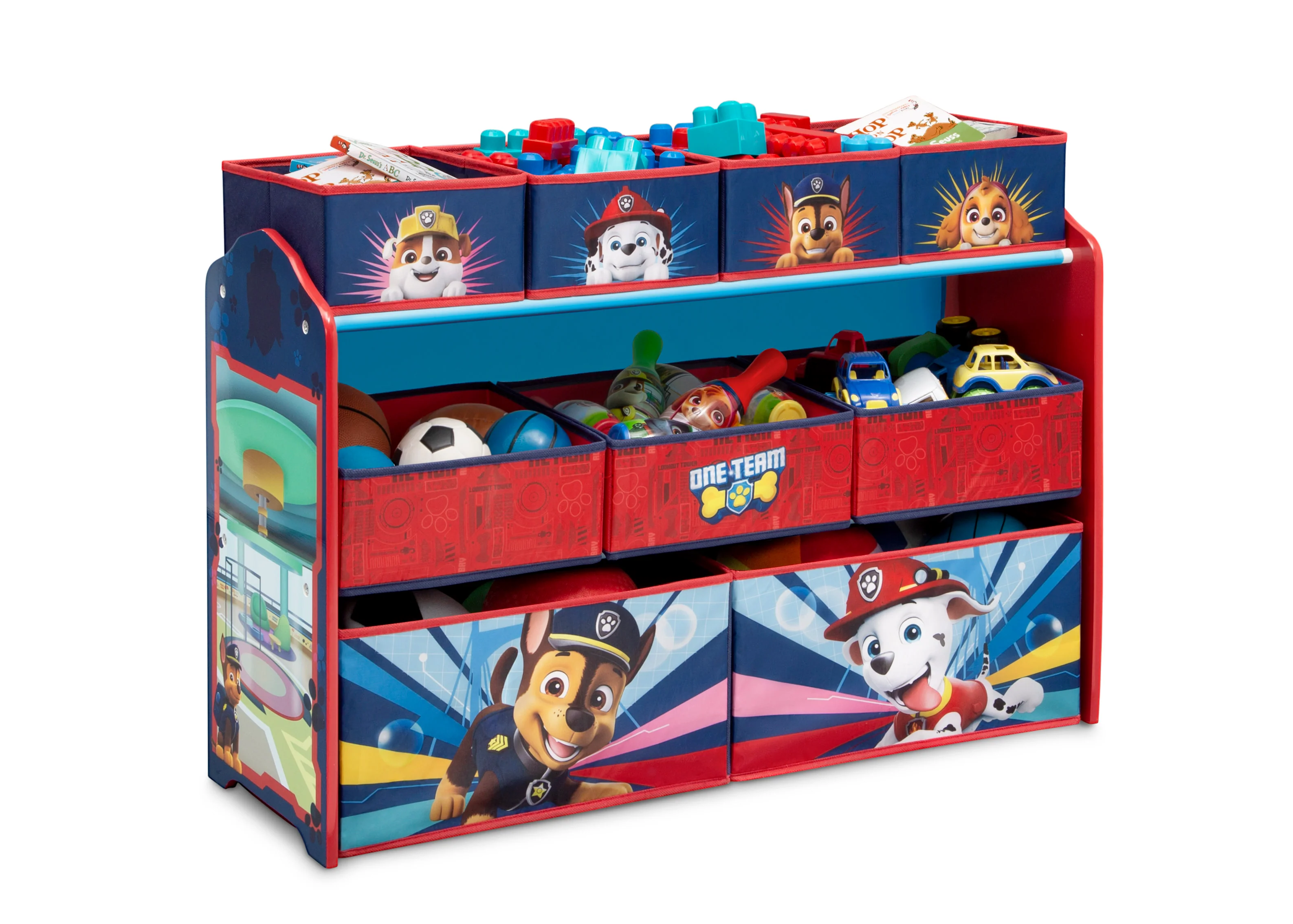PAW Patrol Deluxe 9 Bin Design and Store Toy Organizer - Image 4
