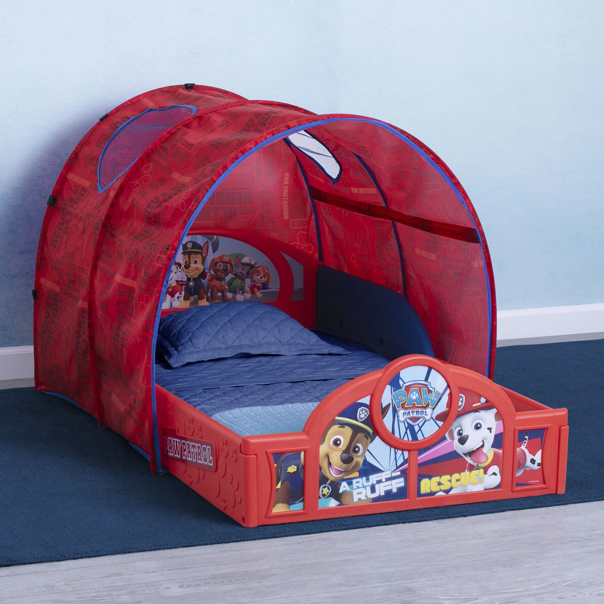 PAW Patrol Sleep and Play Toddler Bed with Tent - Image 4