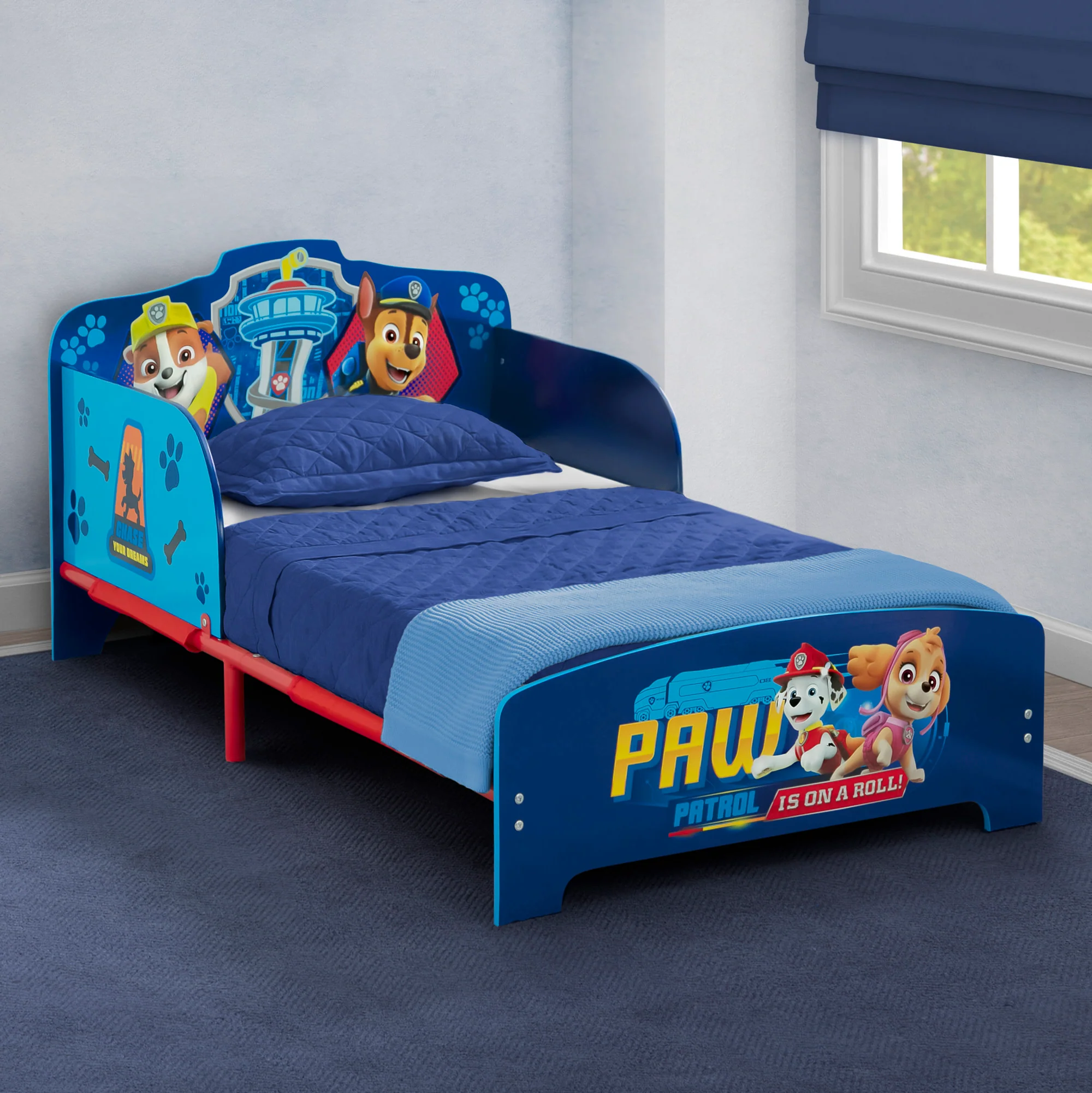 PAW Patrol Wood & Metal Toddler Bed - Image 4