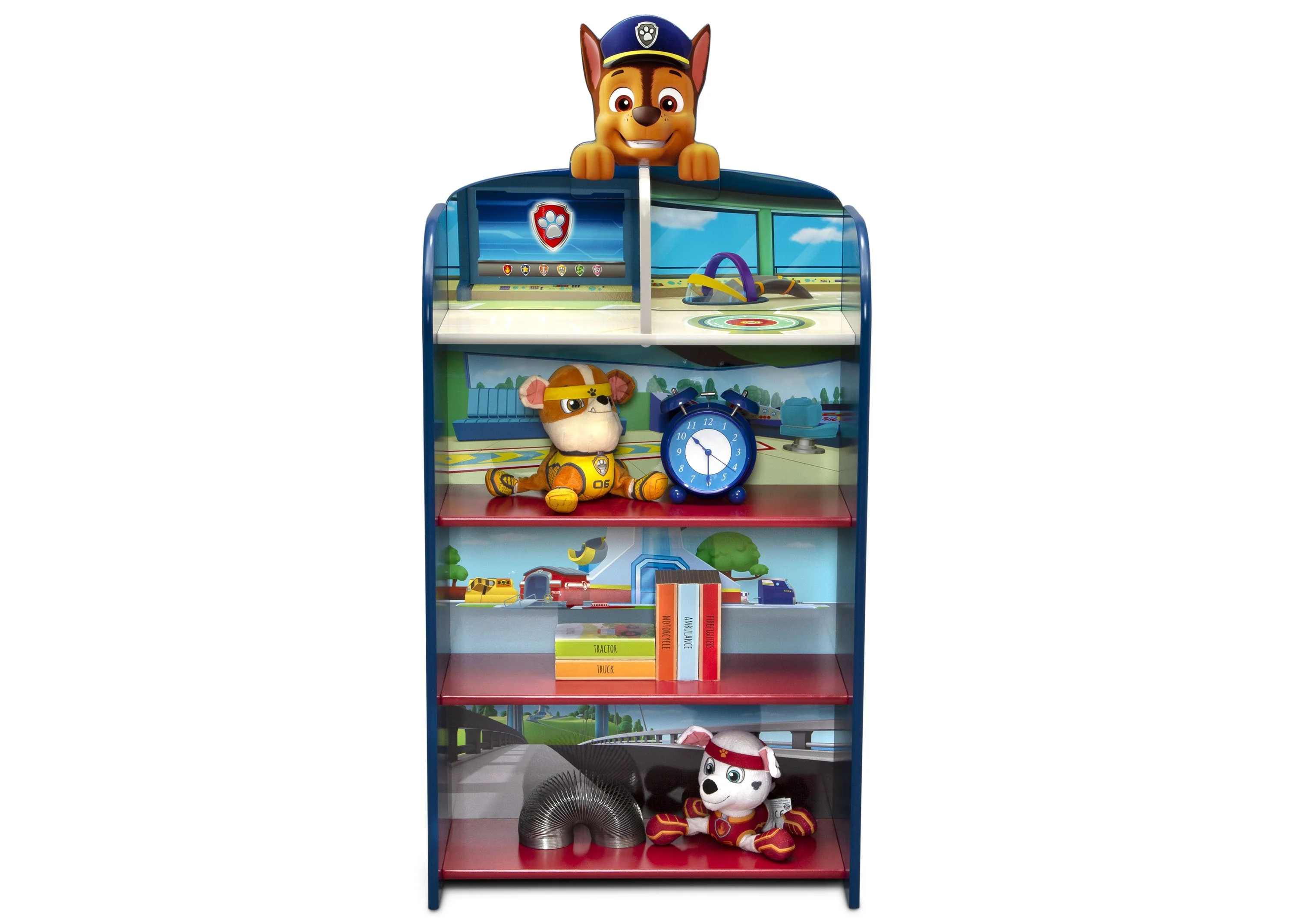 PAW Patrol Wooden Playhouse 4-Shelf Bookcase - Image 2