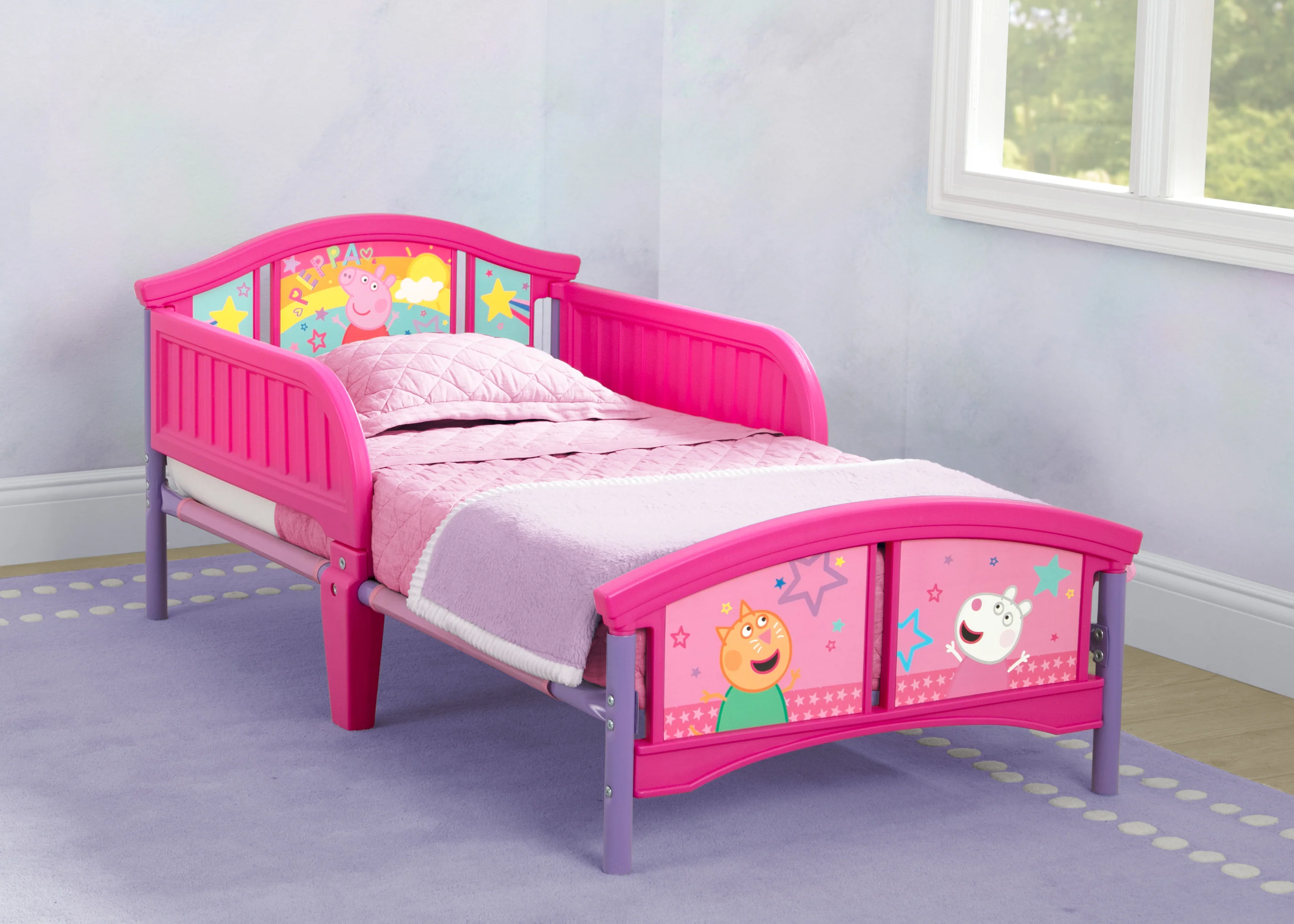 Peppa Pig Big Adventures Plastic Toddler Bed - Image 7
