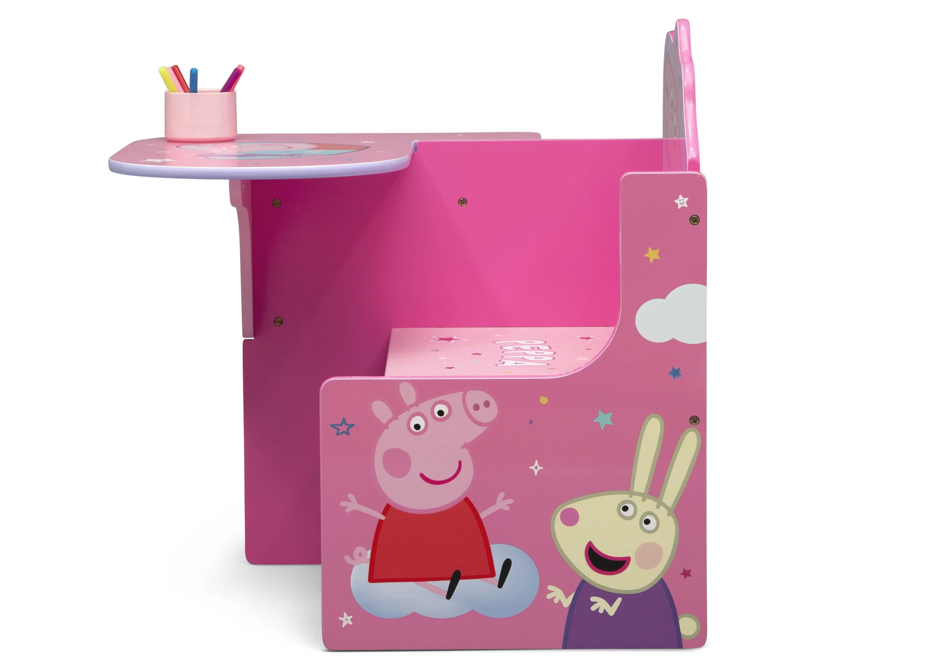 Peppa Pig Chair Desk with Storage Bin - Image 5