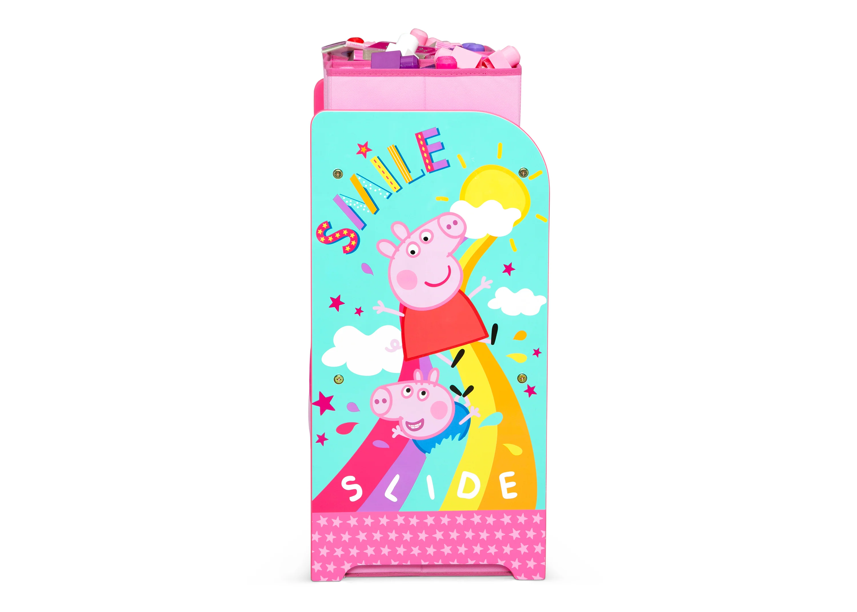 Peppa Pig Design & Store 6 Bin Toy Storage Organizer - Image 5