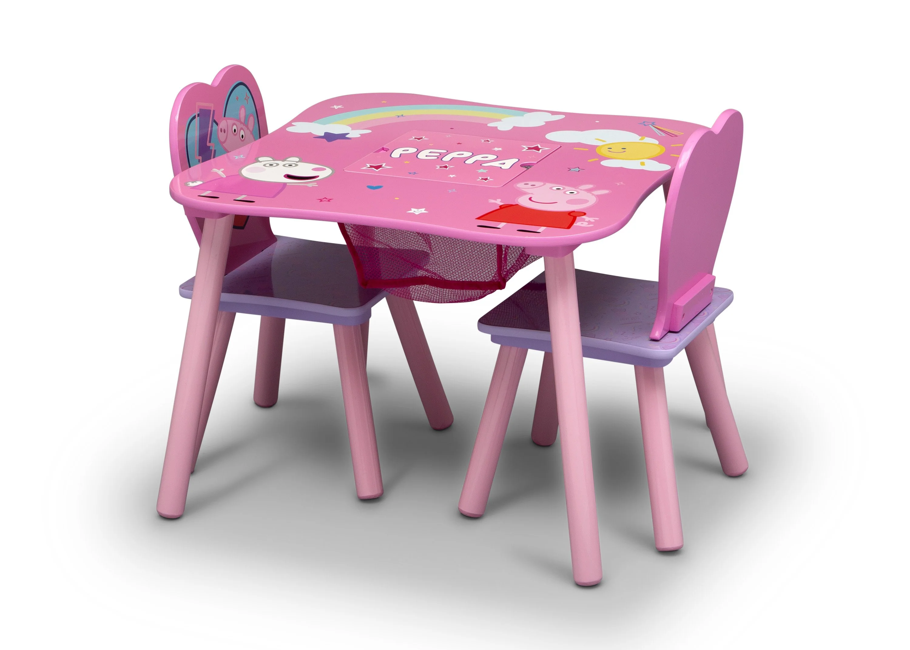 Peppa Pig Table and Chair Set with Storage - Image 6