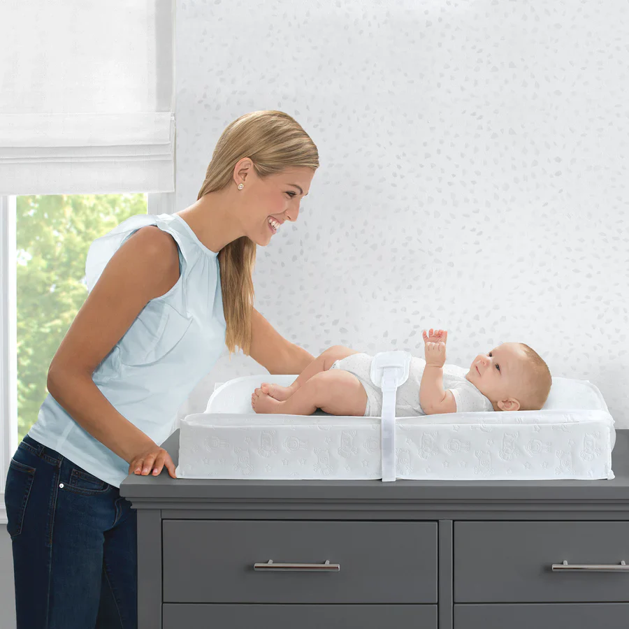 Perfect Sleeper 2-in-1 Deluxe Pillow Top Changing Pad & Portable Changing Mat - Image 8