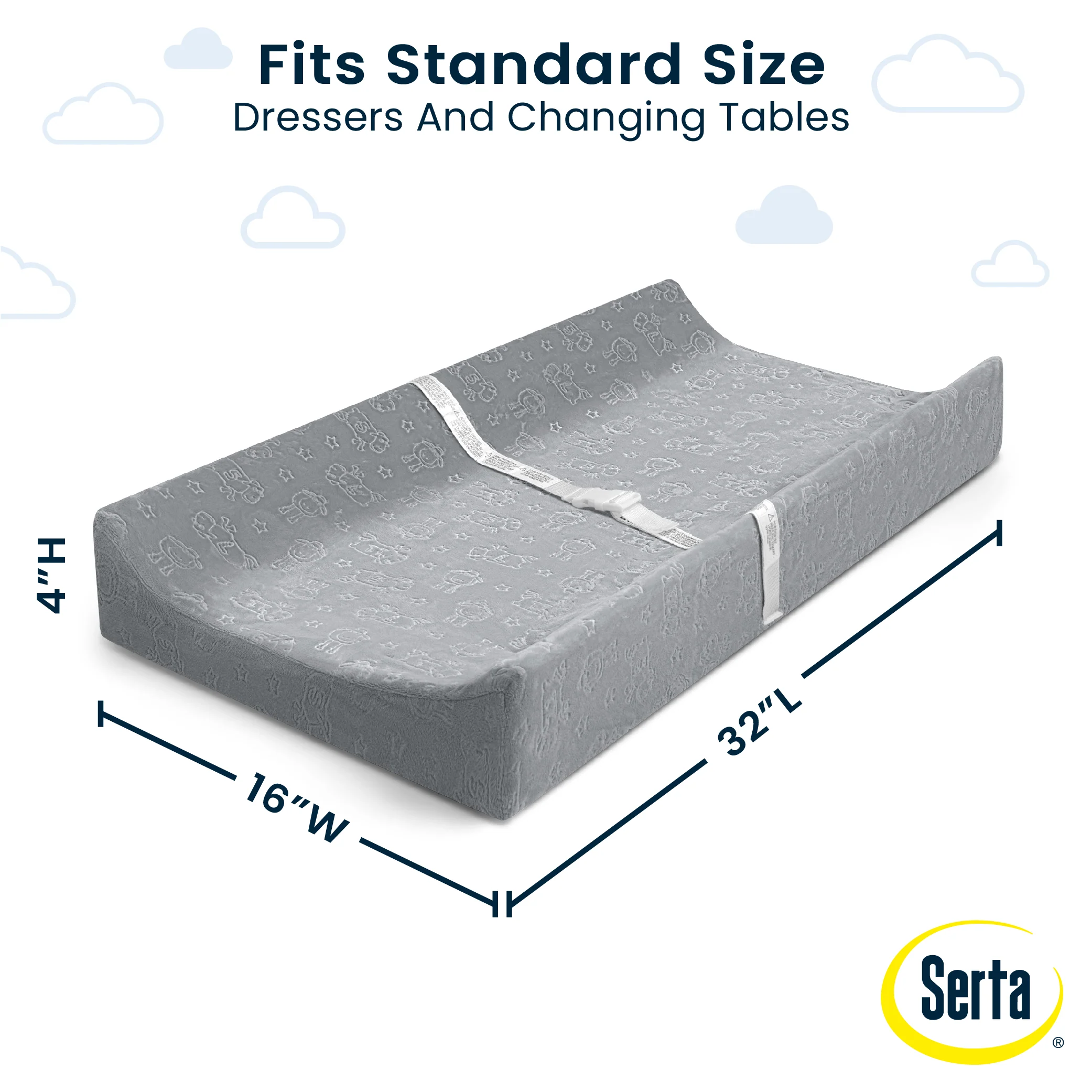Perfect Sleeper Changing Pad with Plush Cover Set - Image 8