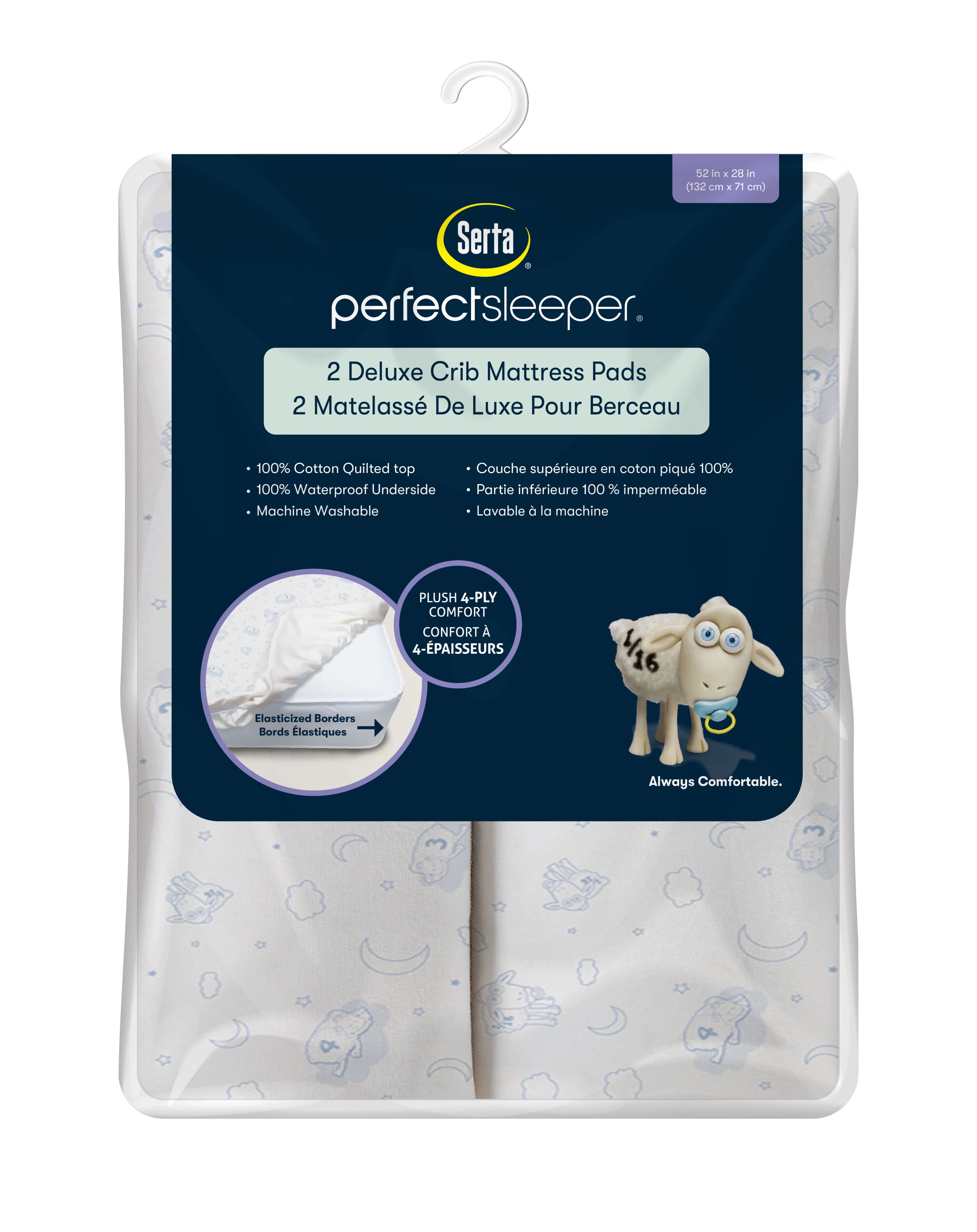 Deluxe Crib Mattress Pad - 2 Pack - Image 5