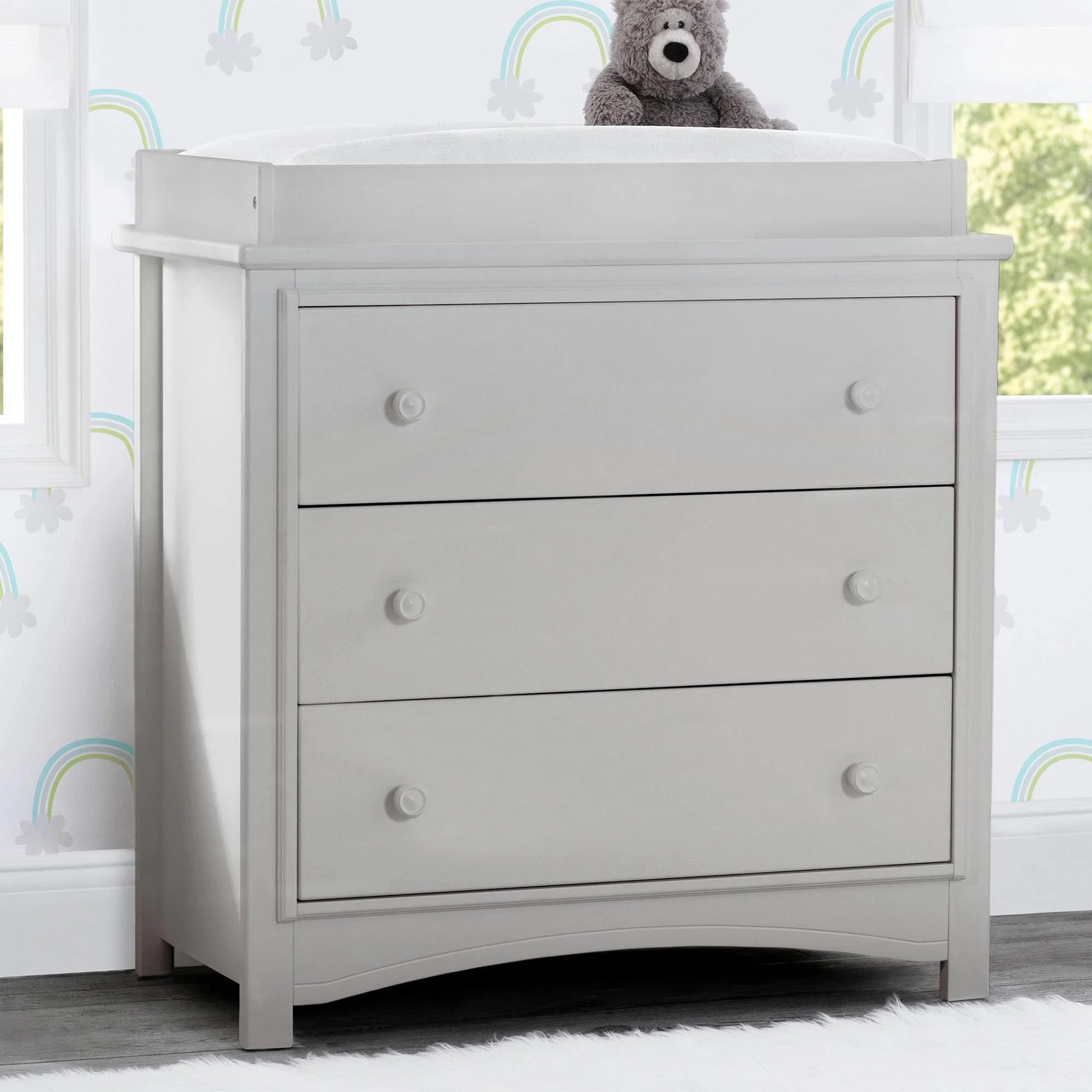 Perry 3 Drawer Dresser with Changing Top - Image 11