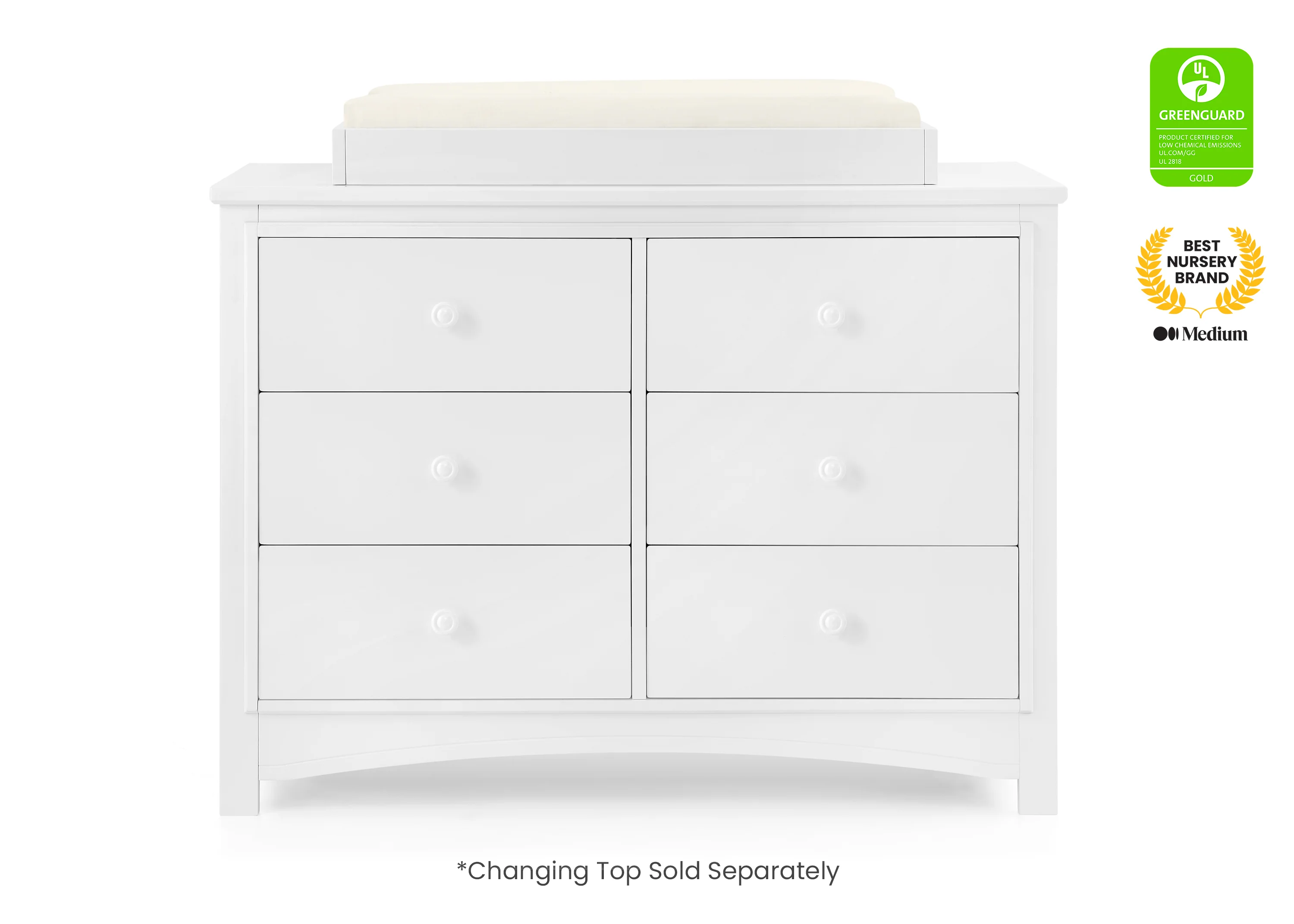 Perry 6 Drawer Dresser with Interlocking Drawers - Image 12