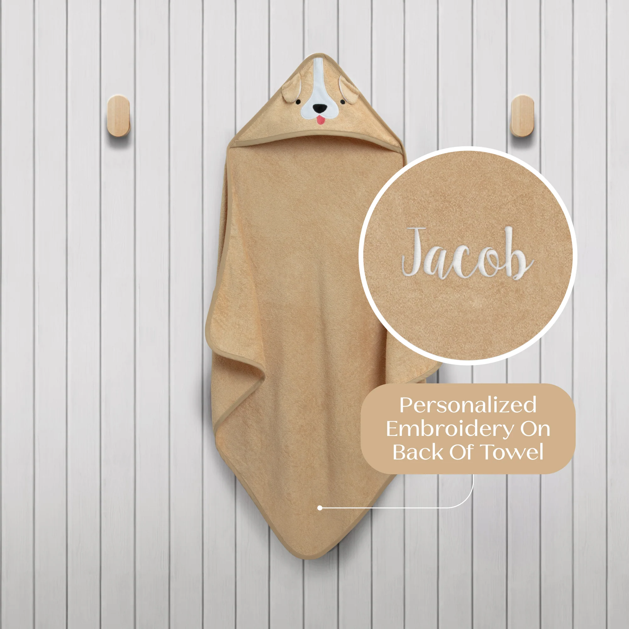 Personalized Baby Hooded Bath Towel - Image 10