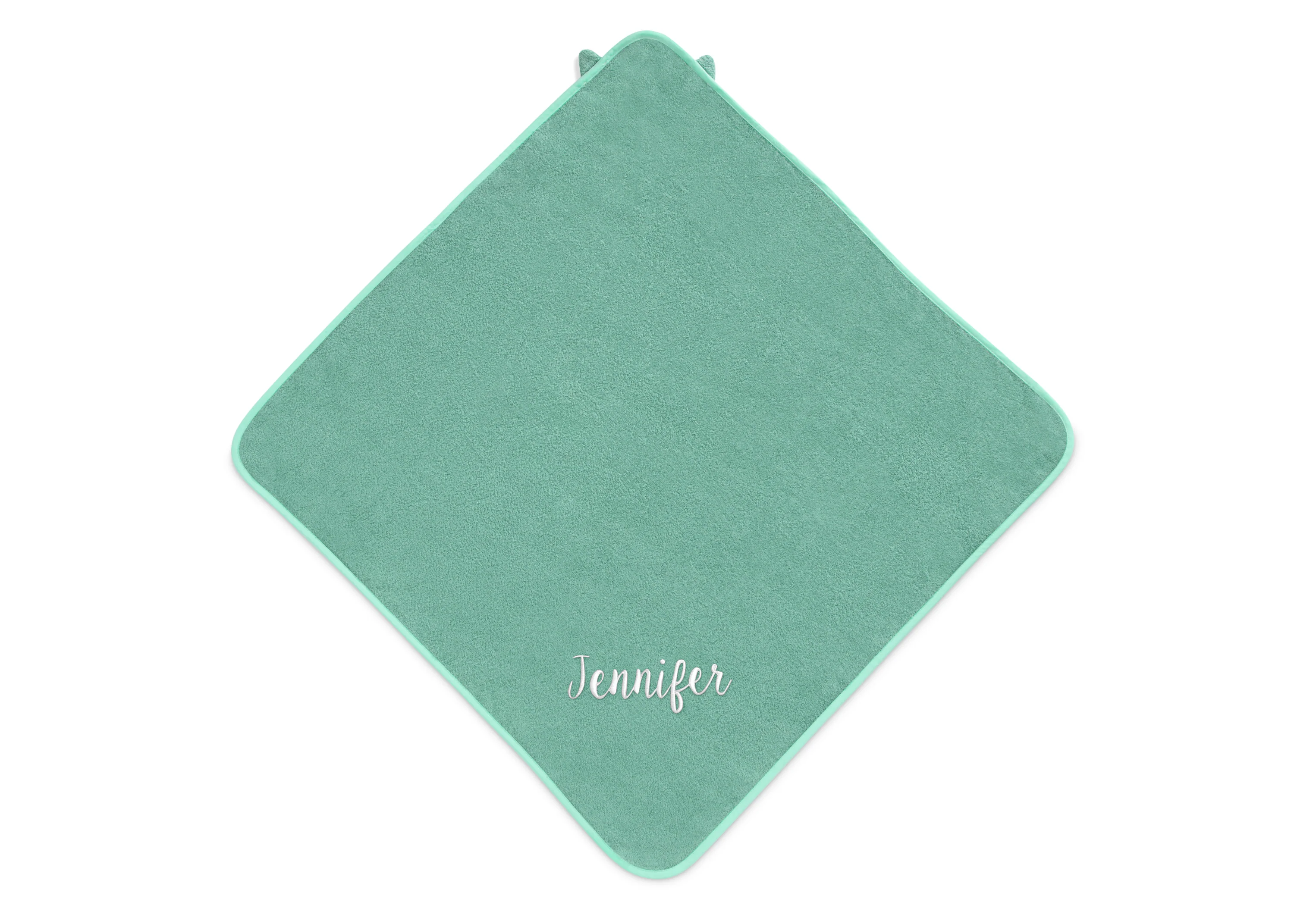 Personalized Baby Hooded Bath Towel - Image 2