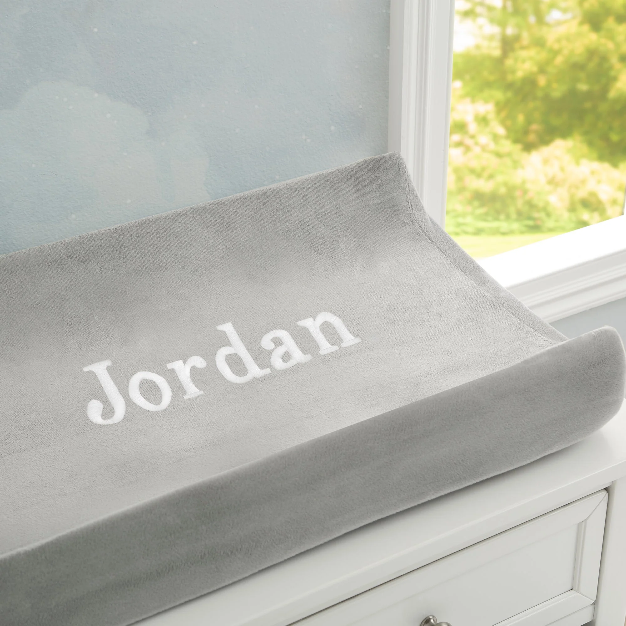 Personalized Contoured Changing Pad With Plush Cover - Image 10