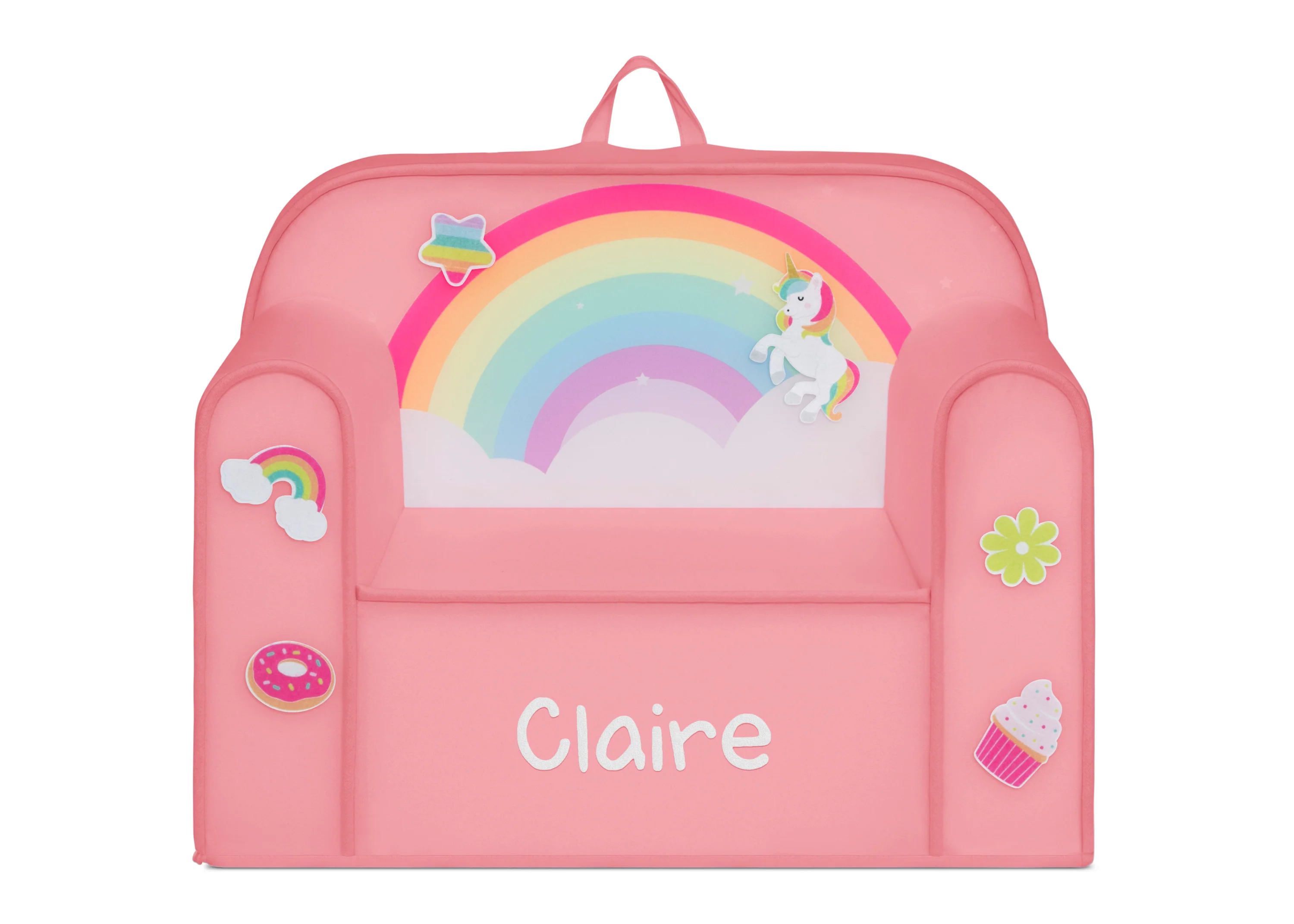 Personalized Mix & Match Cozee Kids Chair with Interchangeable Patches - Image 27