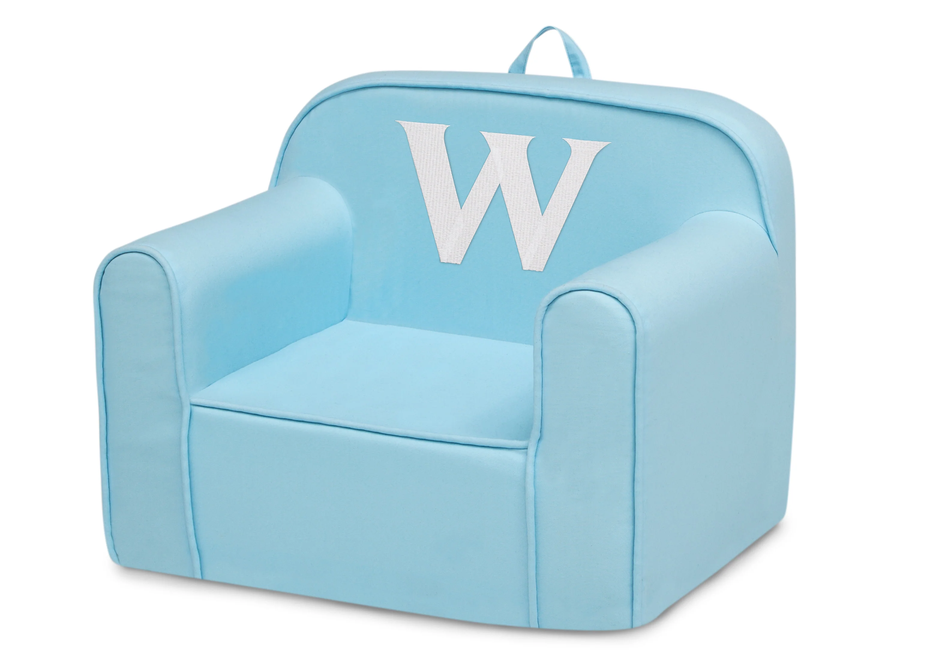 Personalized Monogram Light Blue Cozee Chair - Image 114