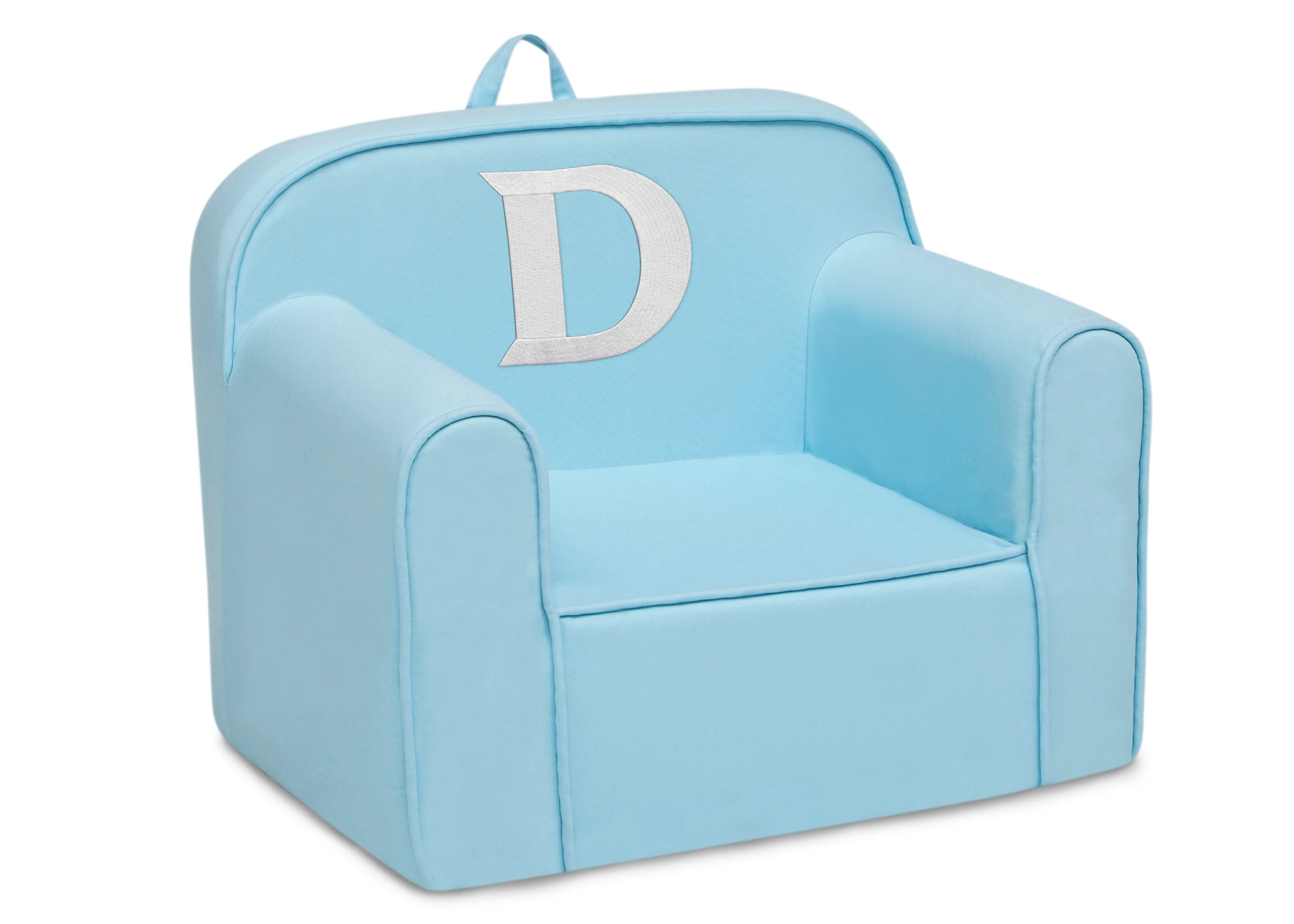 Personalized Monogram Light Blue Cozee Chair - Image 18