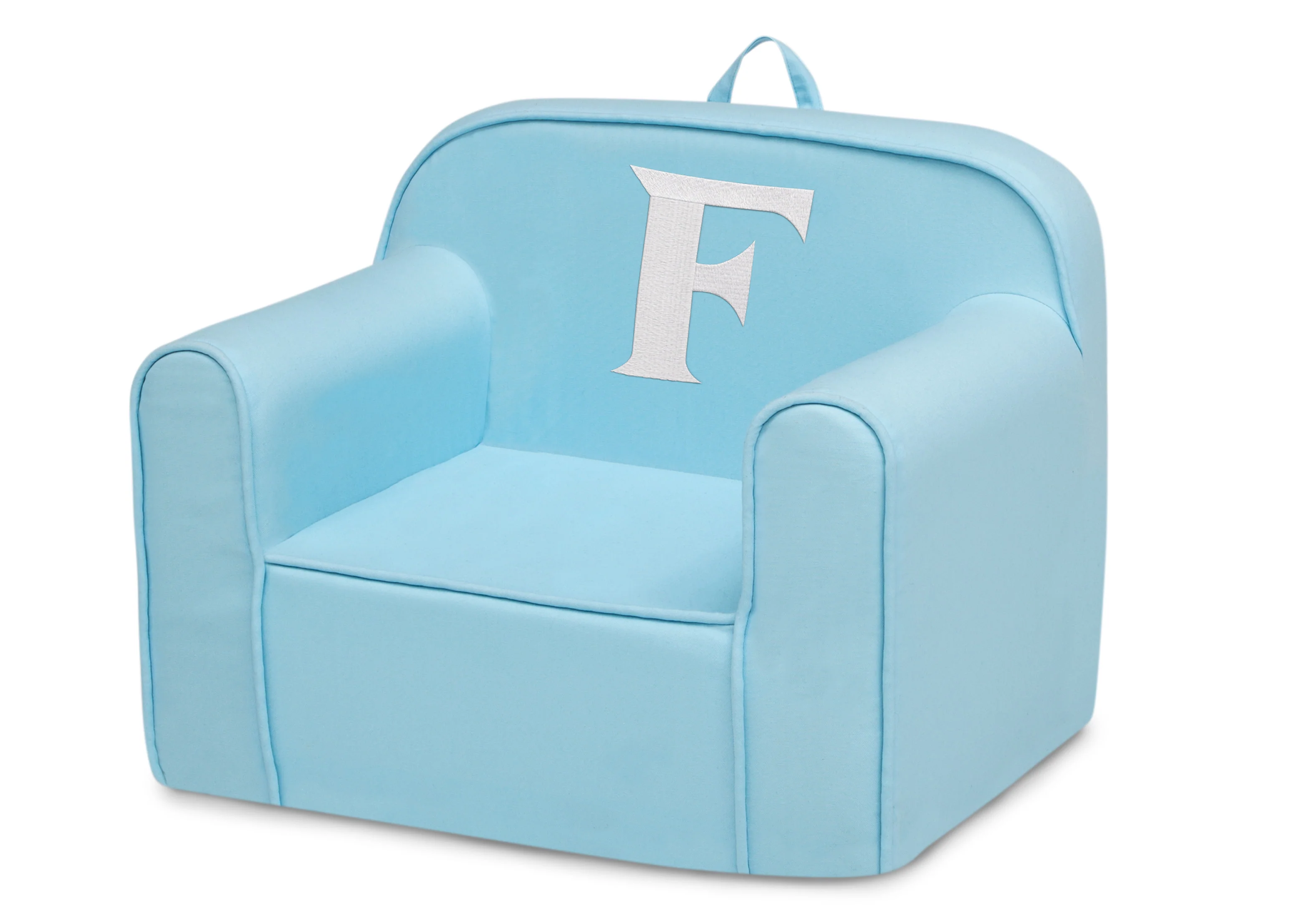 Personalized Monogram Light Blue Cozee Chair - Image 29
