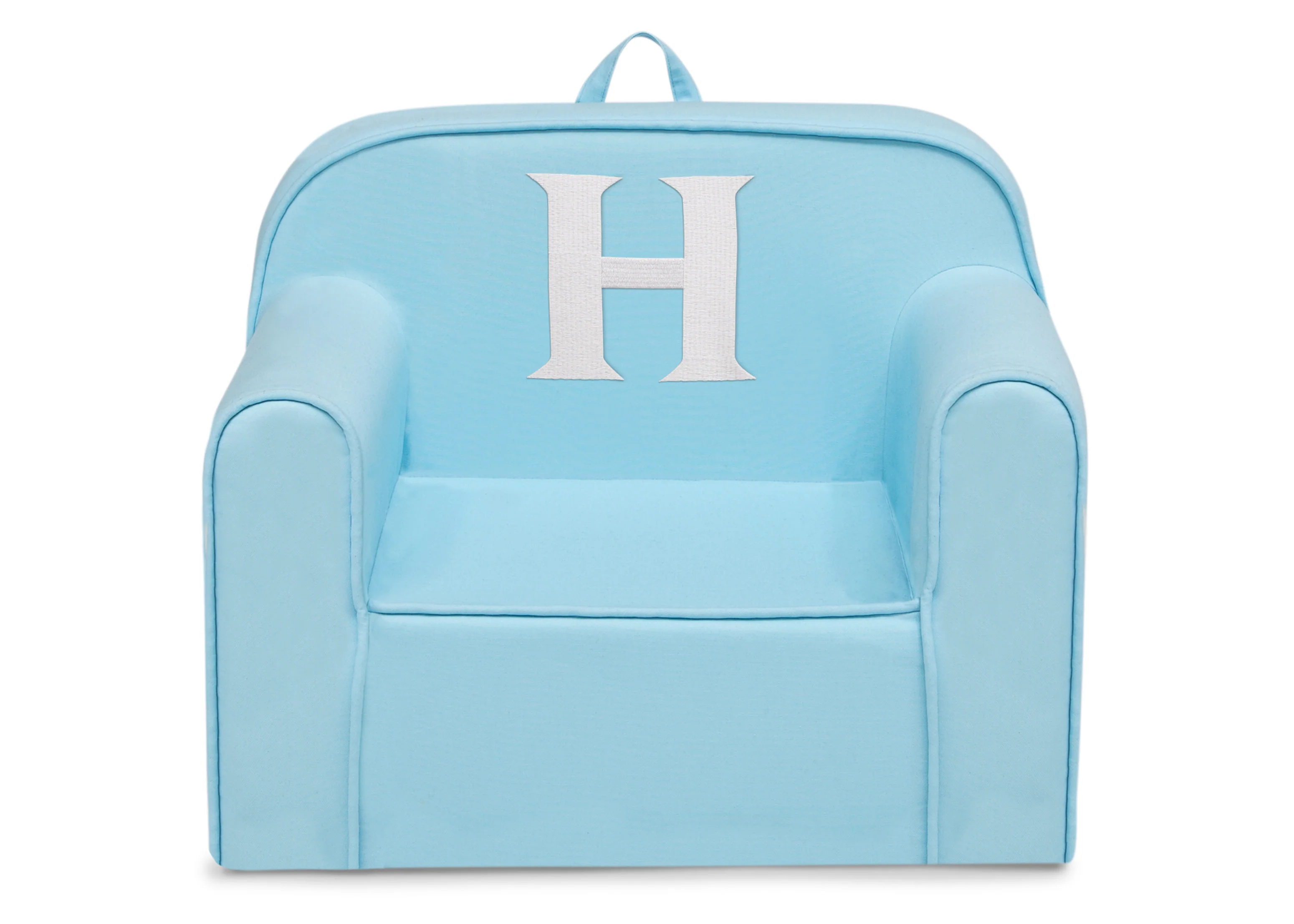 Personalized Monogram Light Blue Cozee Chair - Image 37