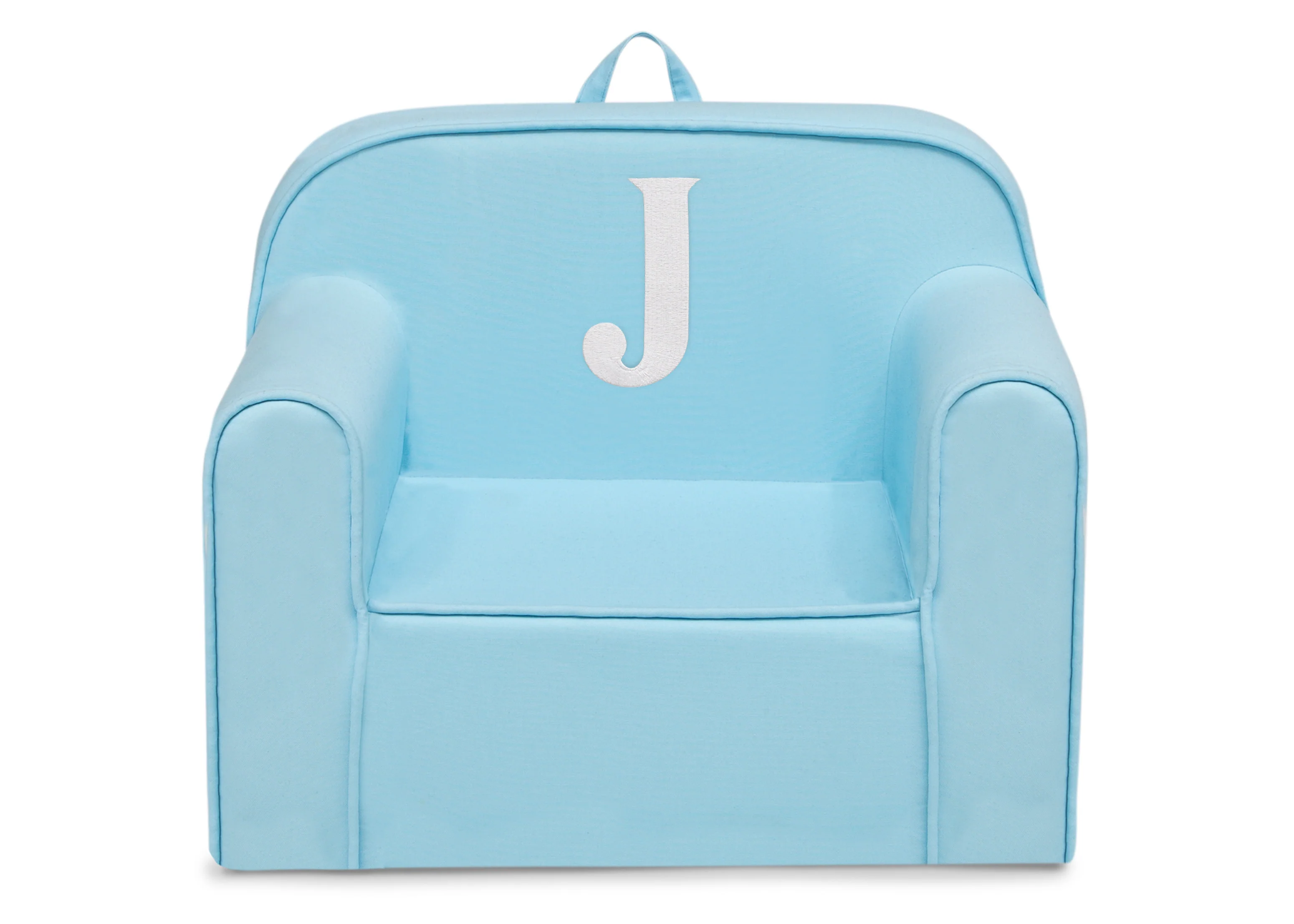 Personalized Monogram Light Blue Cozee Chair - Image 47