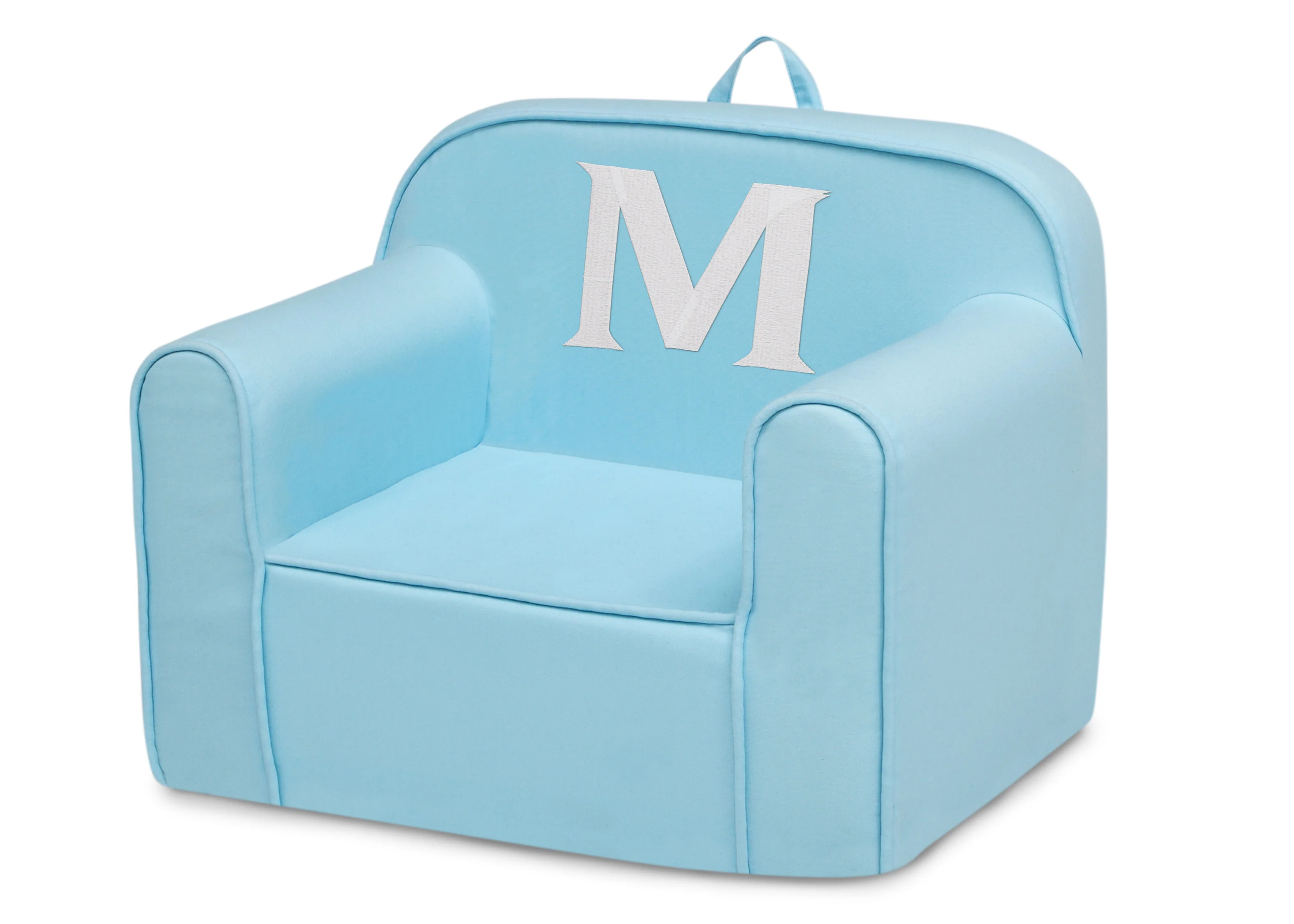 Personalized Monogram Light Blue Cozee Chair - Image 64