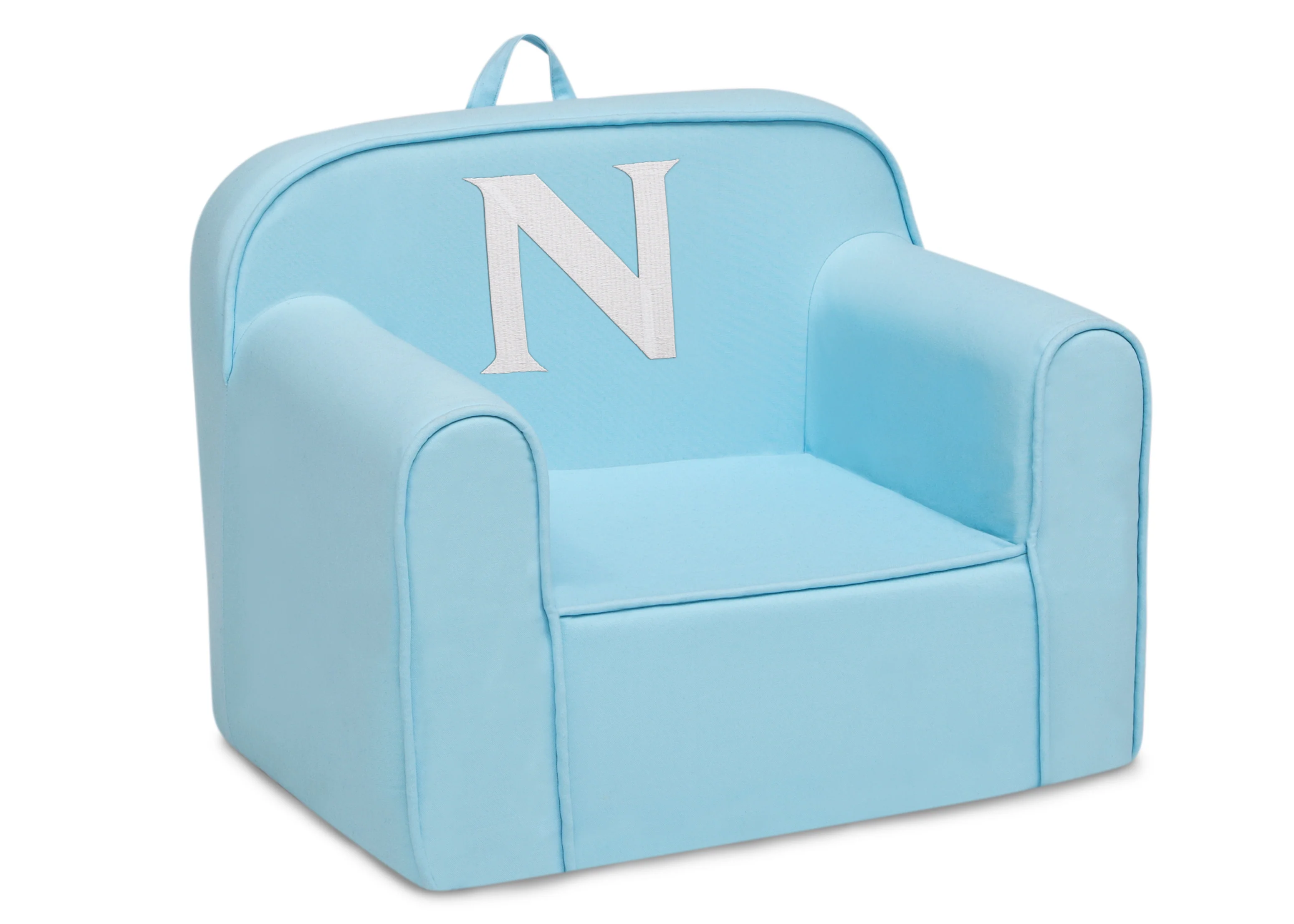Personalized Monogram Light Blue Cozee Chair - Image 68