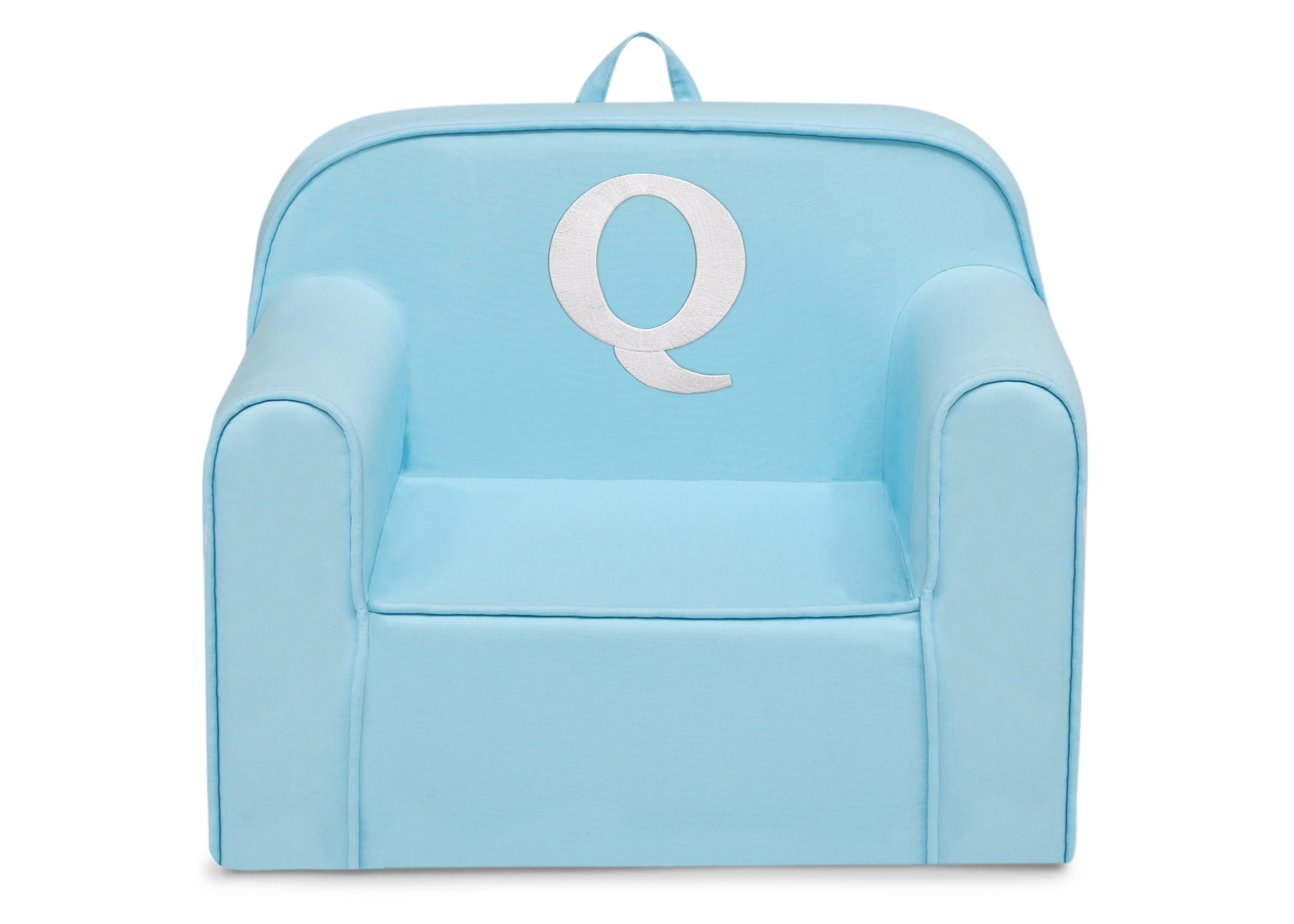 Personalized Monogram Light Blue Cozee Chair - Image 82
