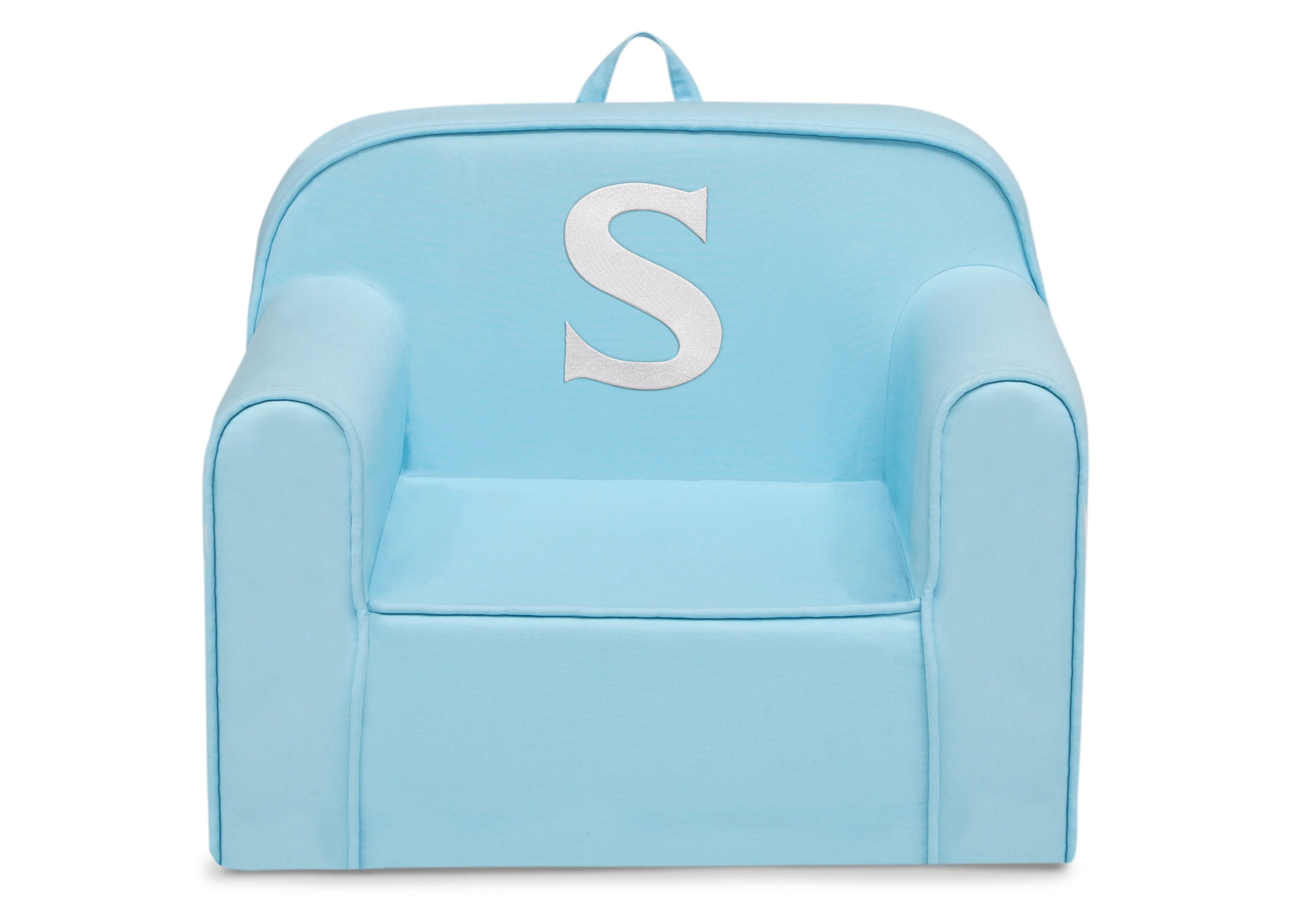 Personalized Monogram Light Blue Cozee Chair - Image 92