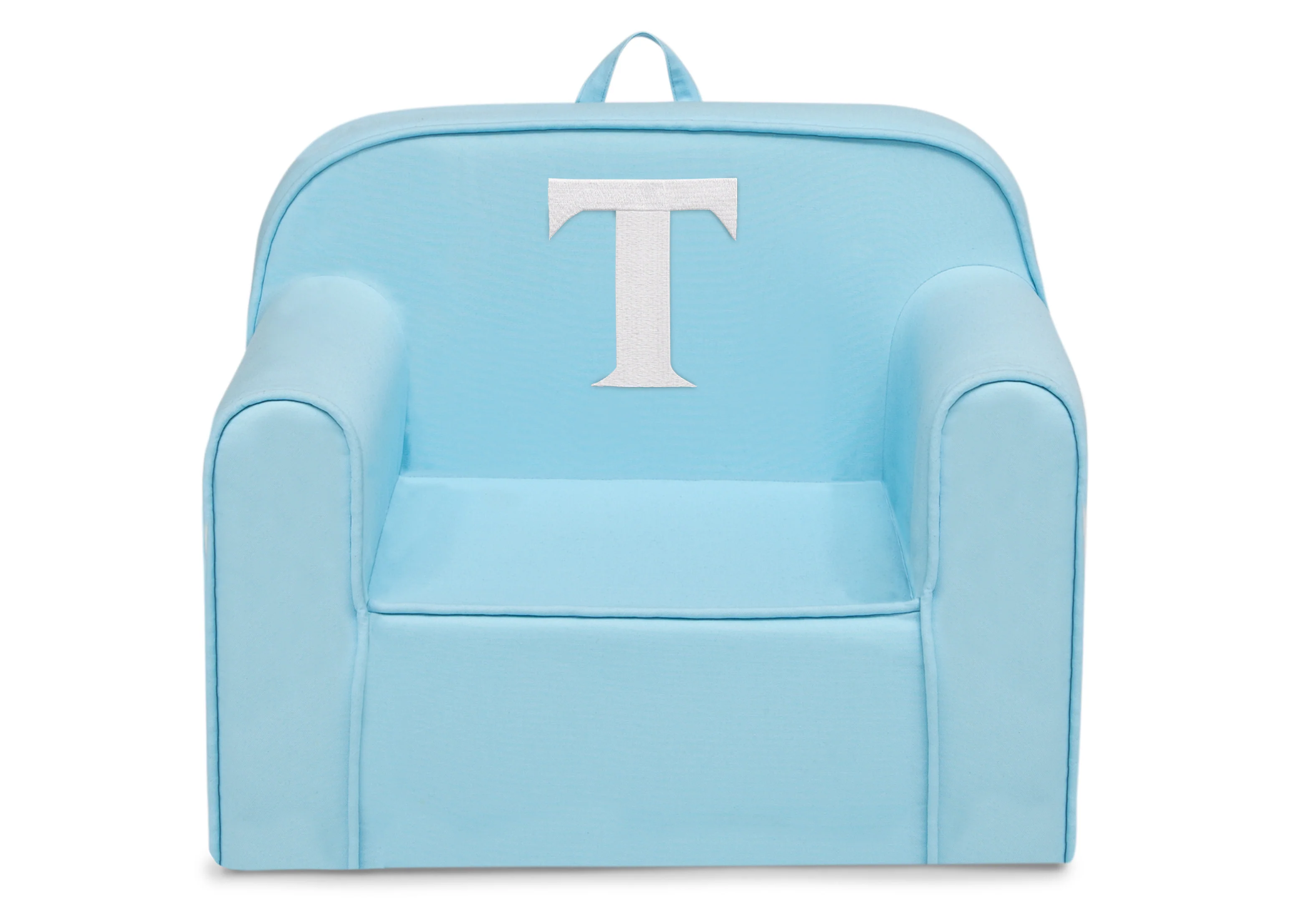 Personalized Monogram Light Blue Cozee Chair - Image 97