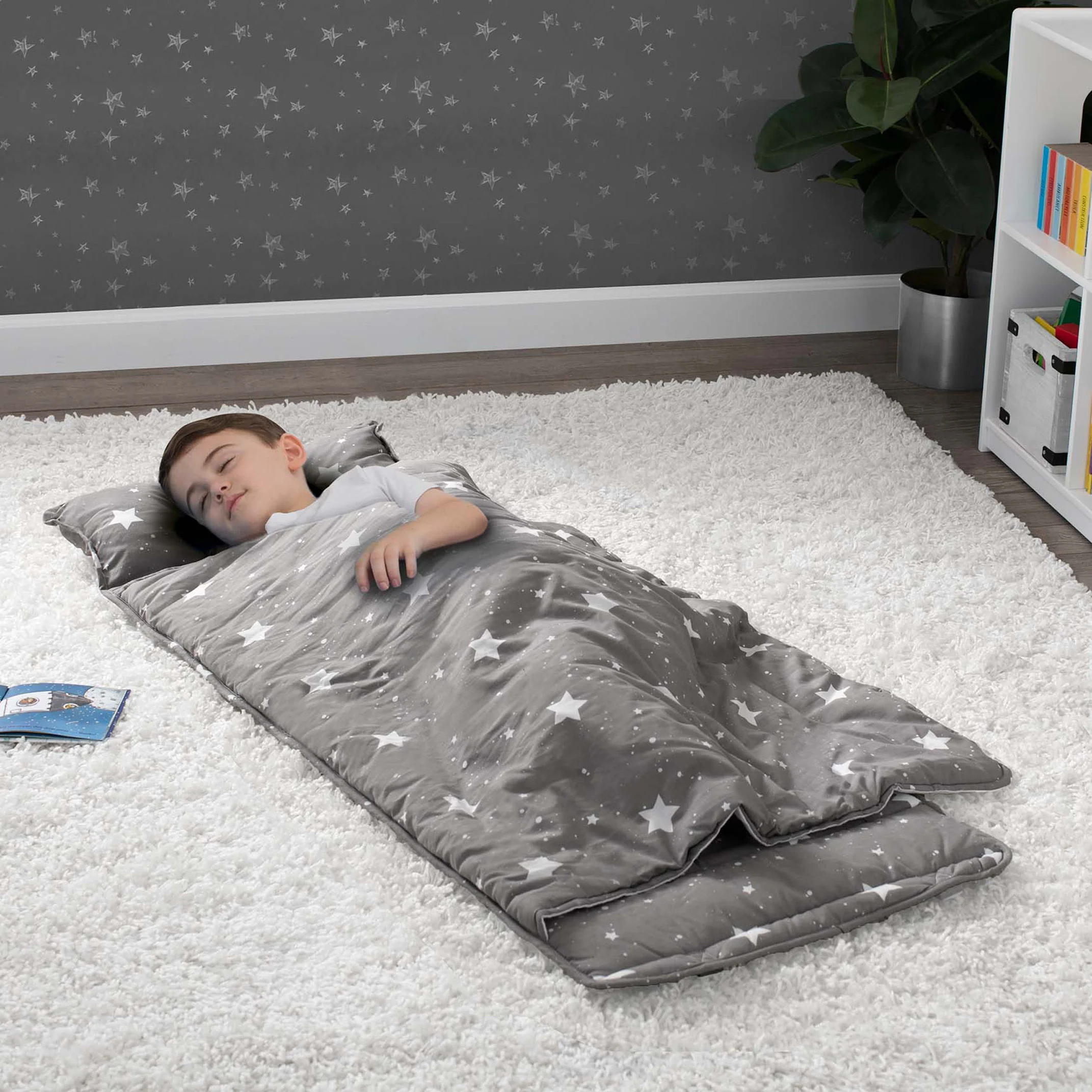 Personalized Nap Mat with Included Pillow and Blanket for Toddlers & Kids - Image 13