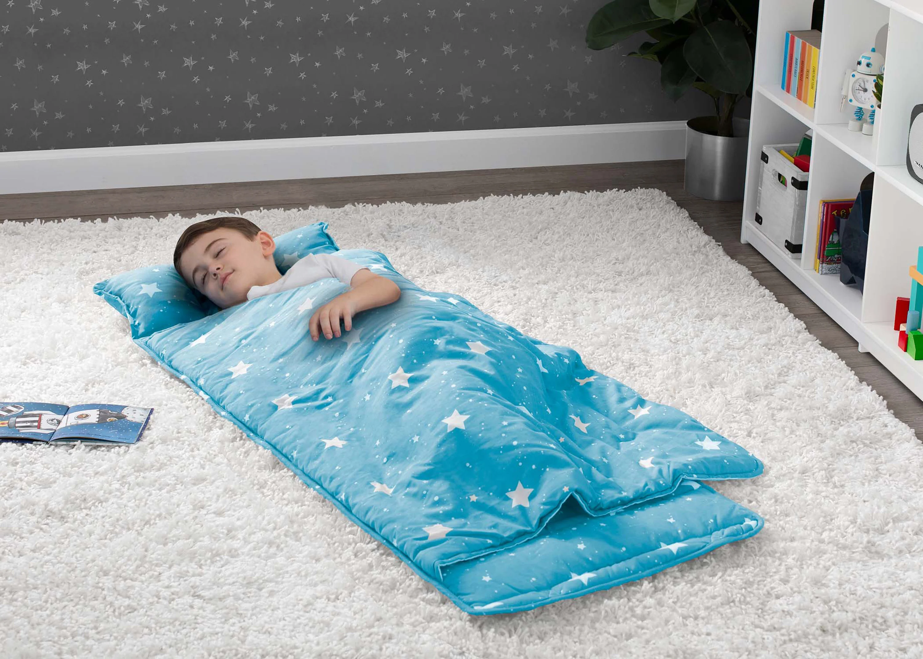 Personalized Nap Mat with Included Pillow and Blanket for Toddlers & Kids - Image 15