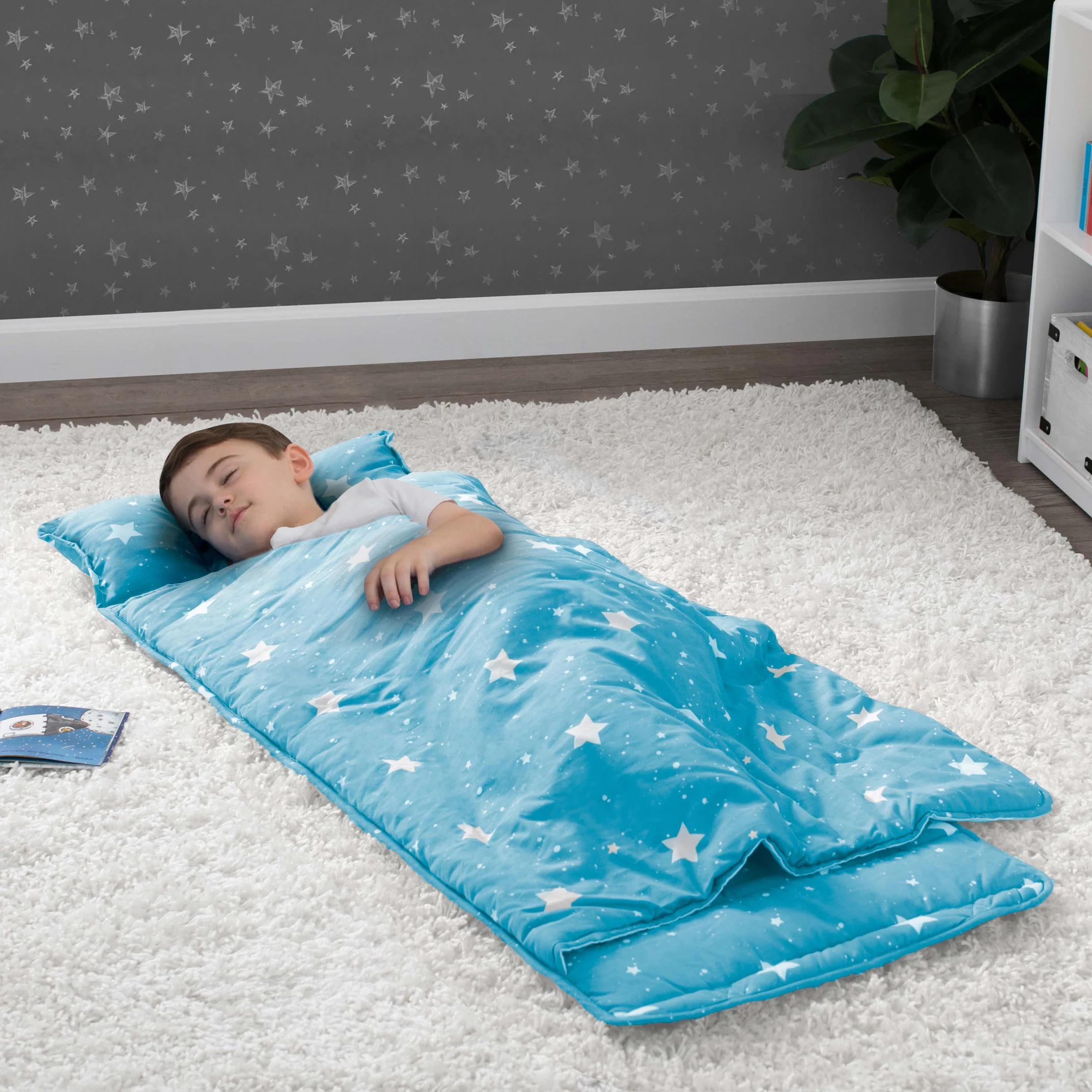 Personalized Nap Mat with Included Pillow and Blanket for Toddlers & Kids - Image 22