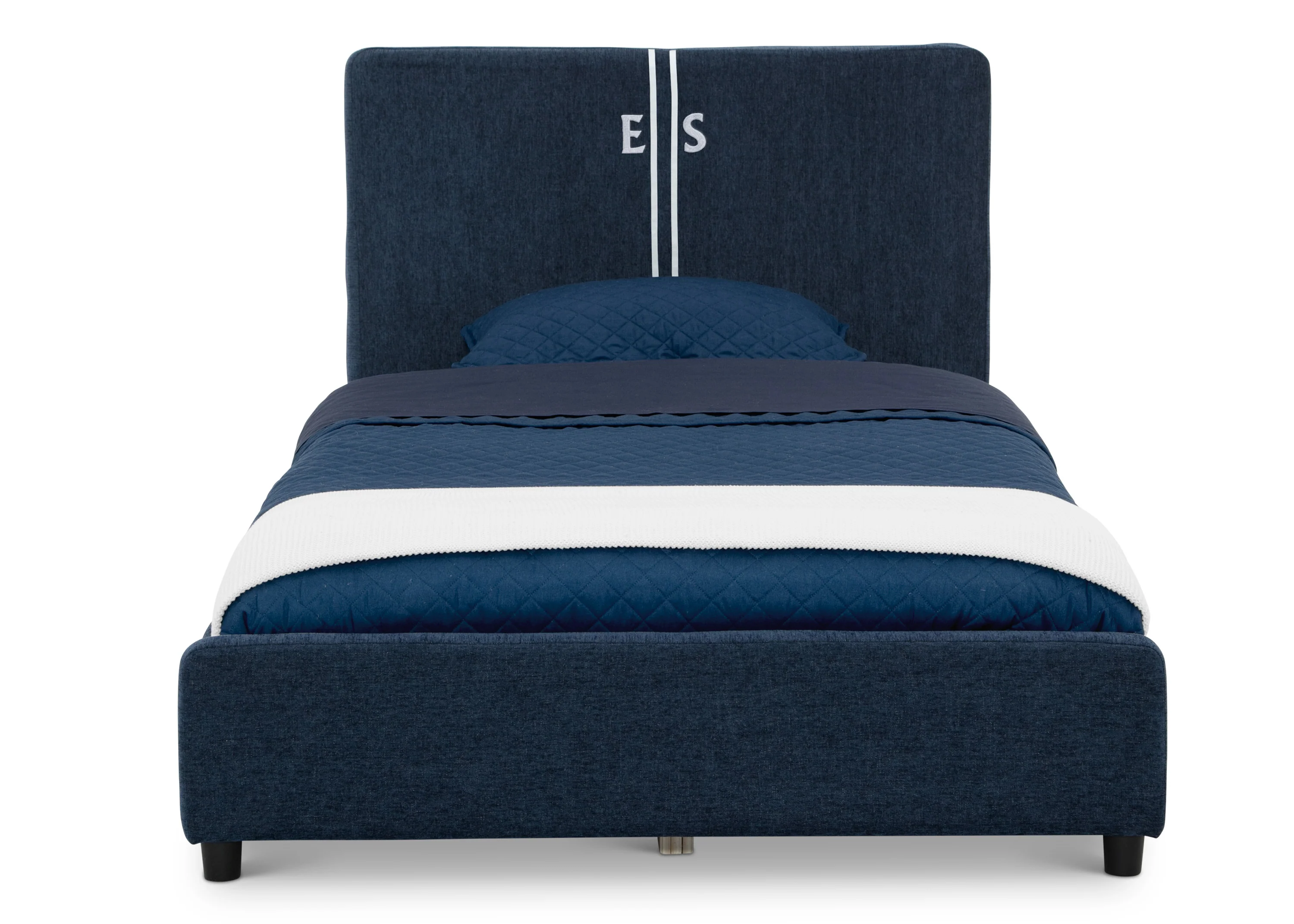 Personalized Upholstered  Twin Bed with Headboard - Image 43