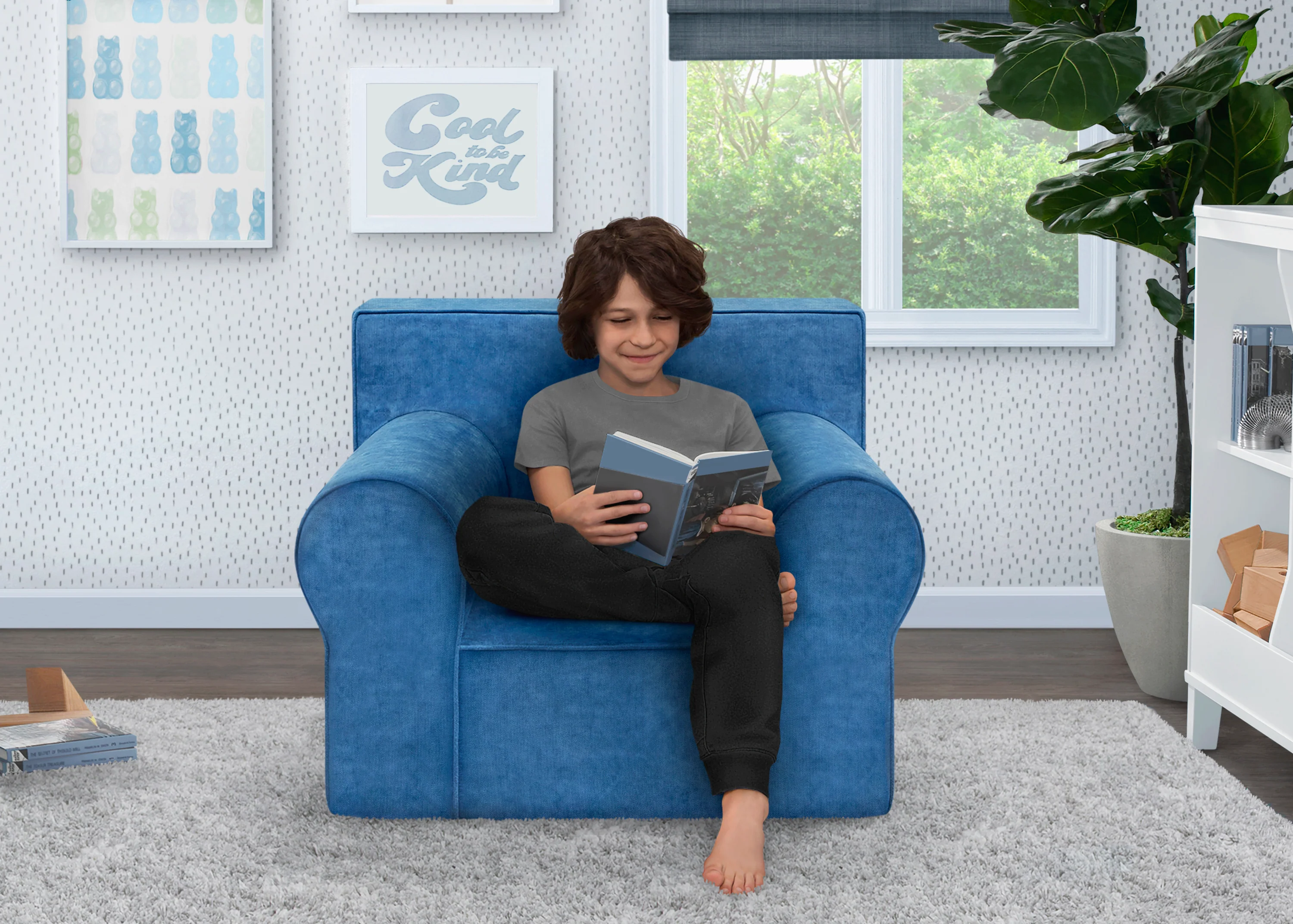 Personalized XL Cozee Foam Chair for Kids - Our Largest Chair - Image 19