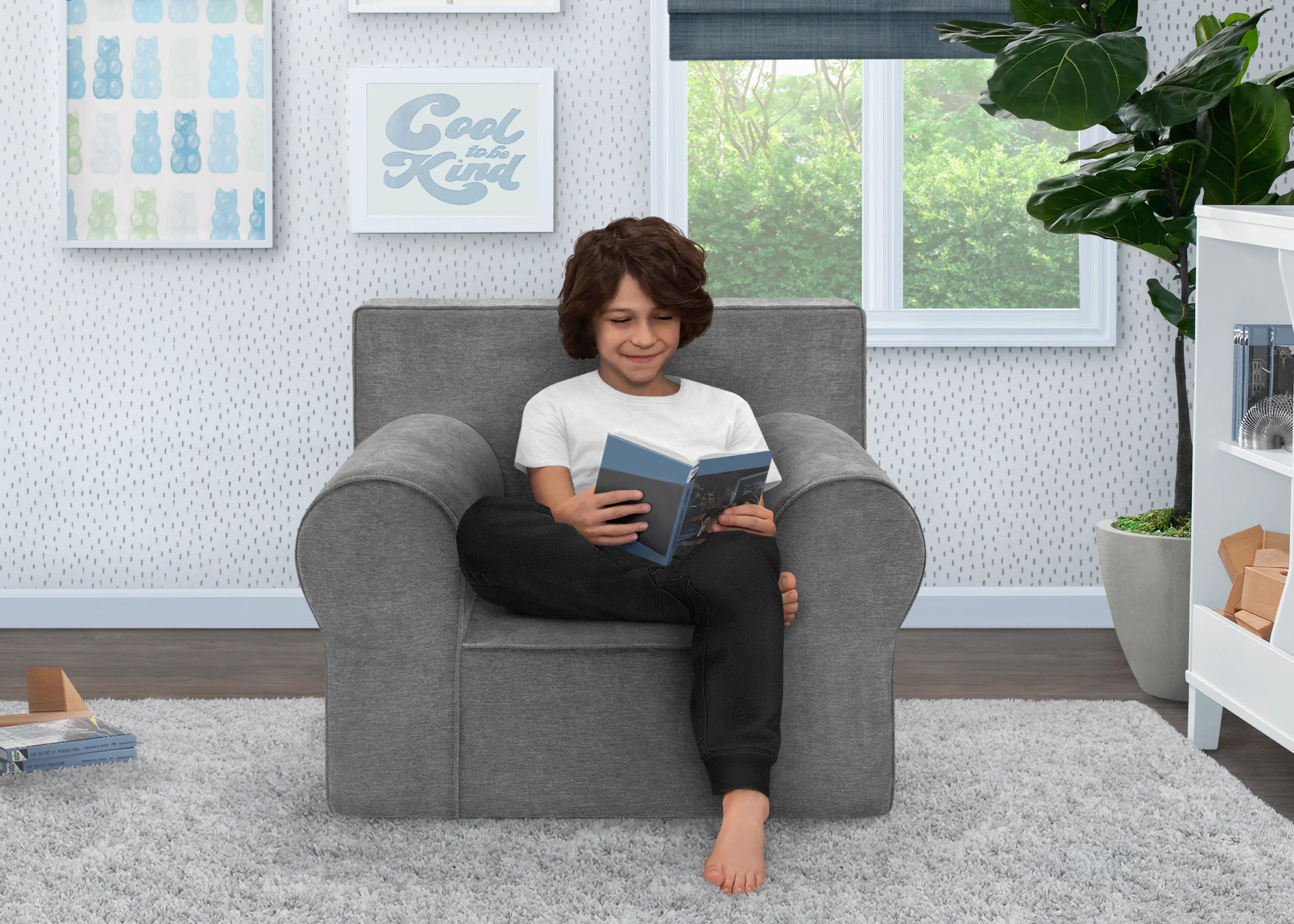 Personalized XL Cozee Foam Chair for Kids - Our Largest Chair - Image 3