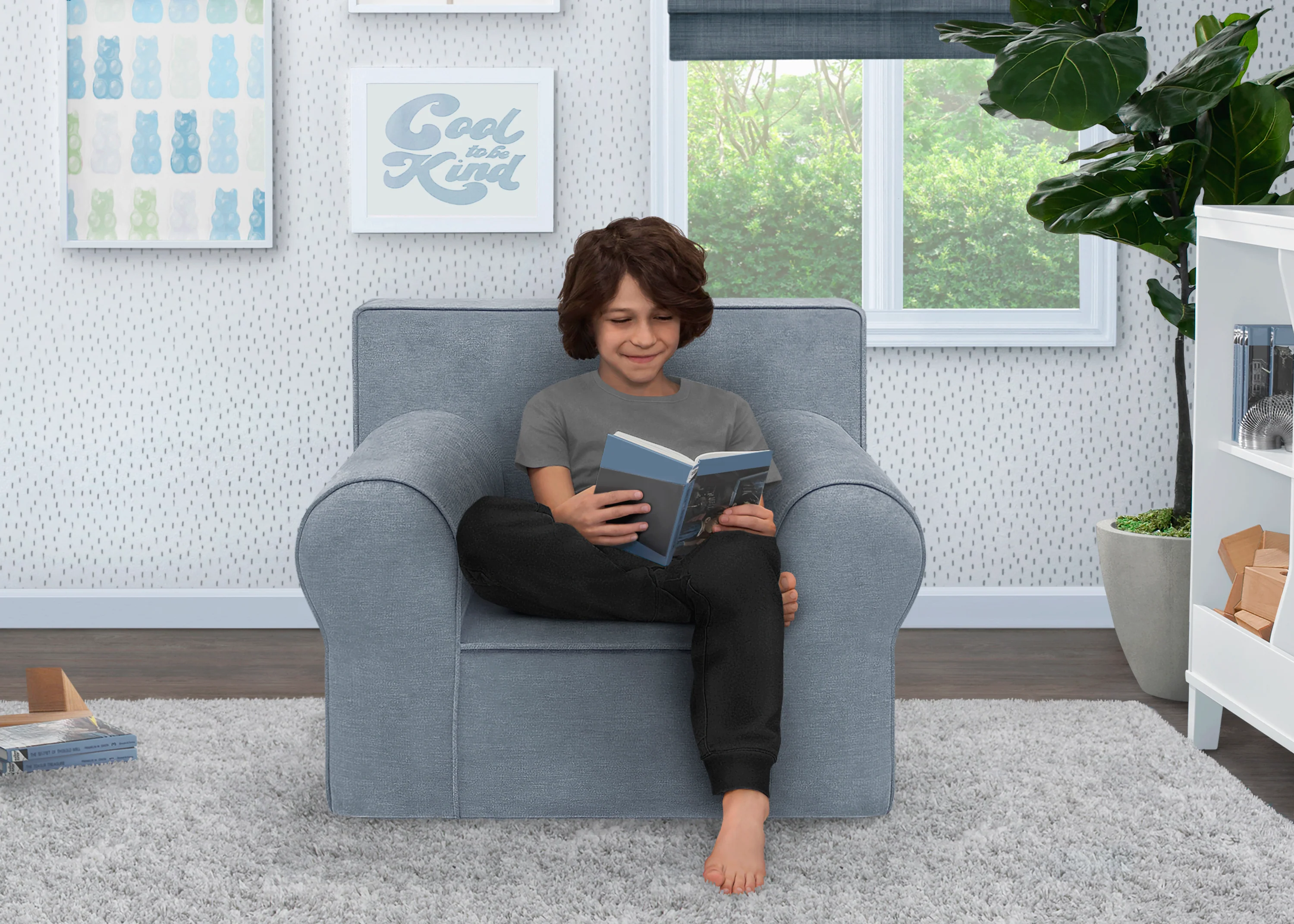 Personalized XL Cozee Foam Chair for Kids - Our Largest Chair - Image 35