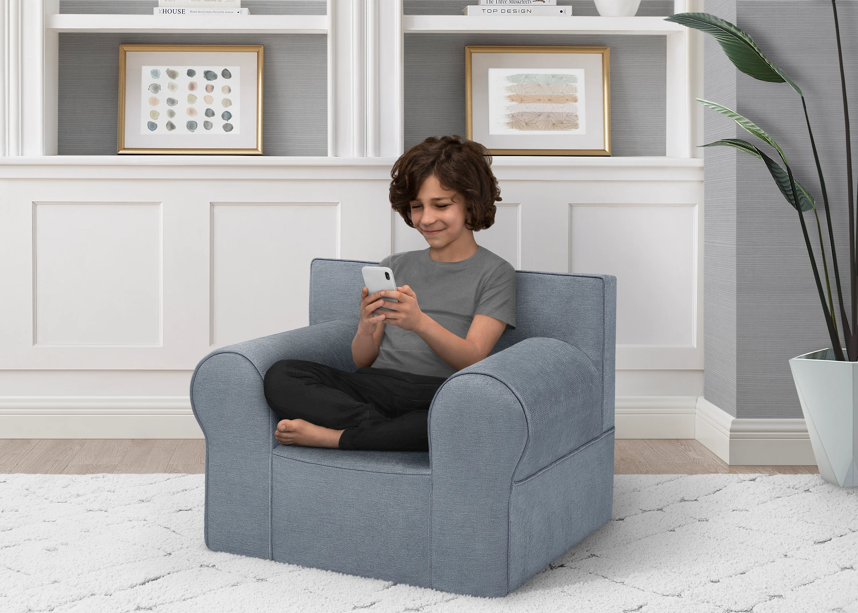 Personalized XL Cozee Foam Chair for Kids - Our Largest Chair - Image 37